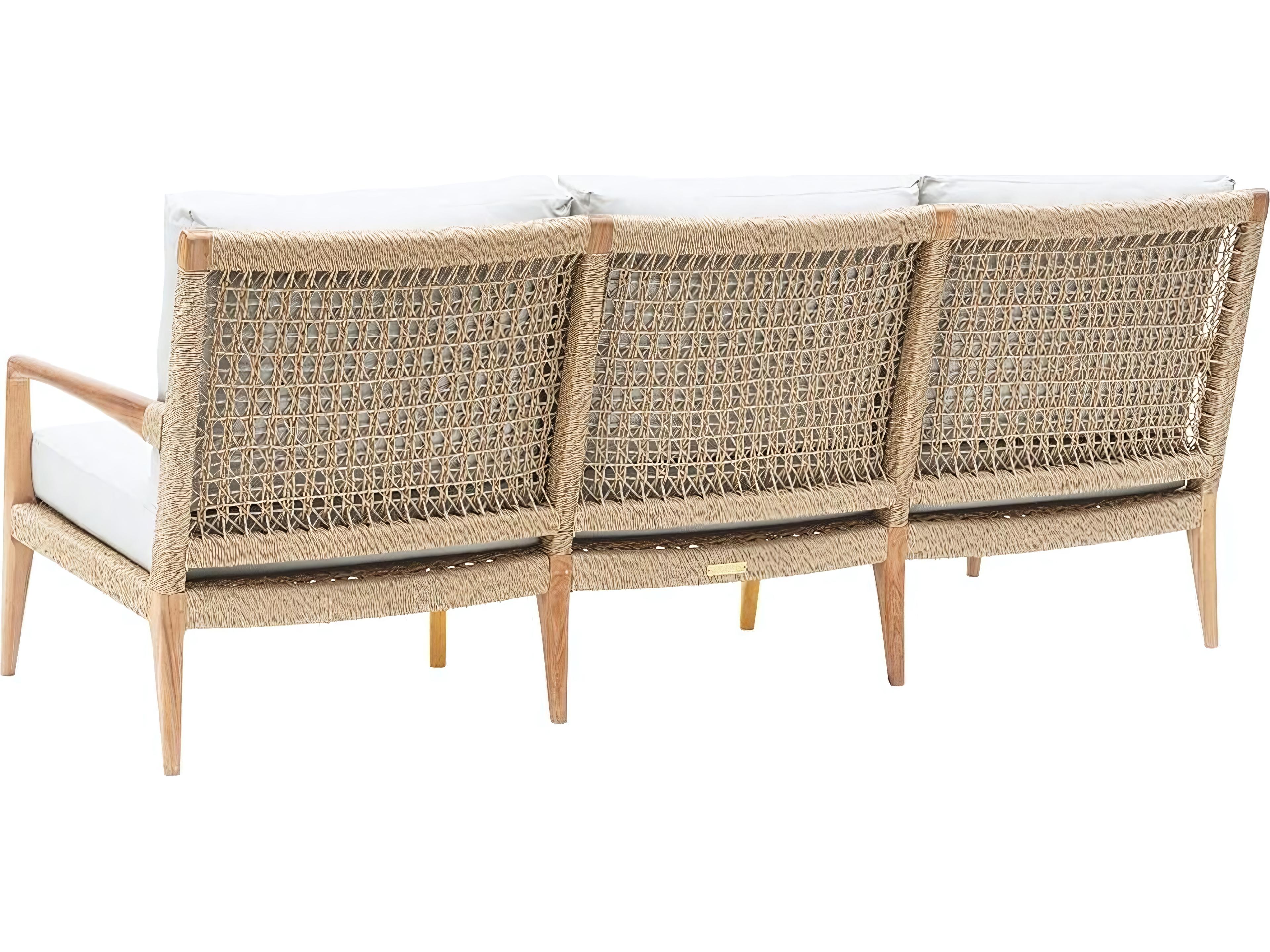 Kingsley Bate Special Order Barcelona Teak Cushion Sofa