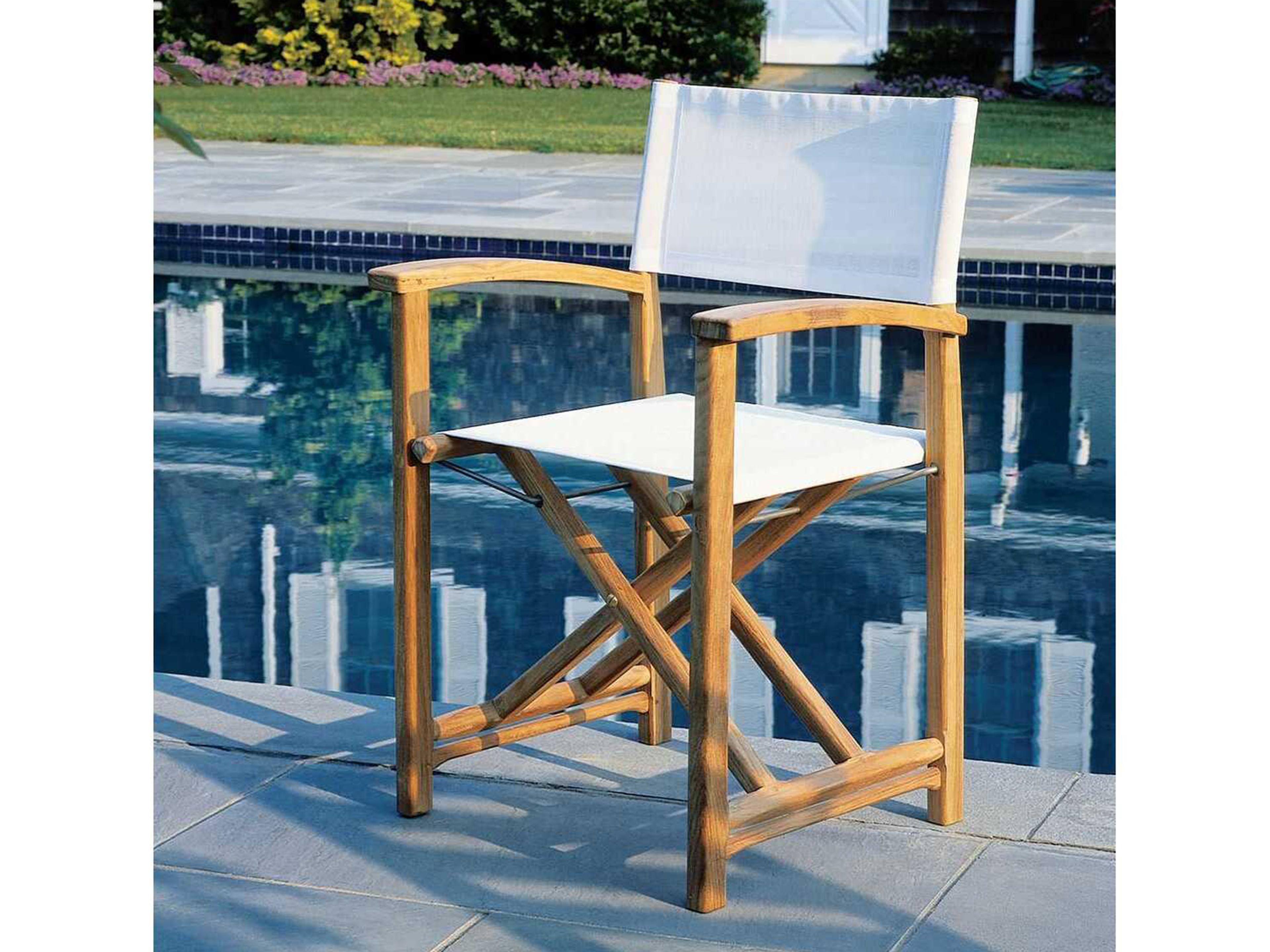 Kingsley Bate Capri Teak Sling Director's Chair