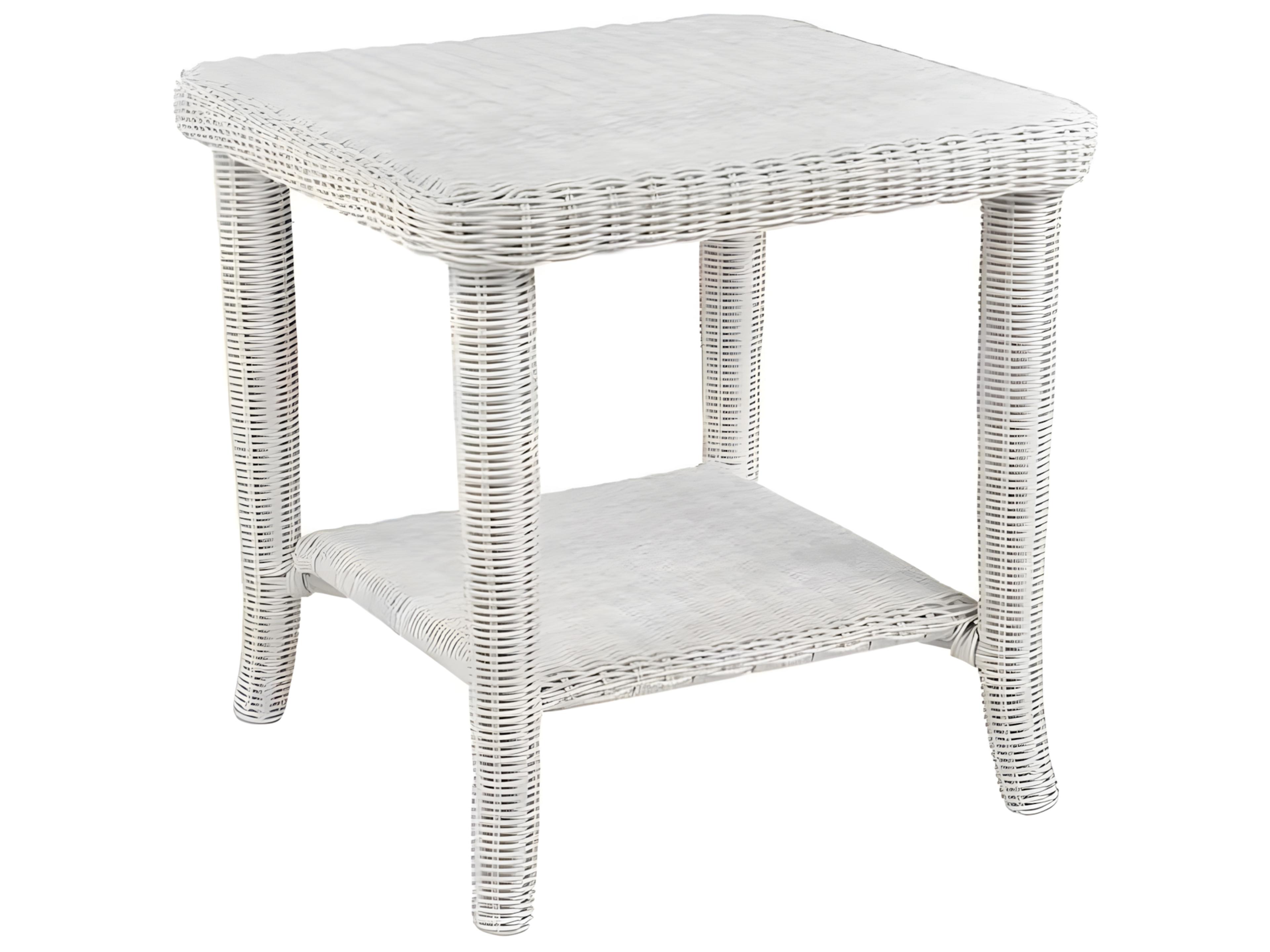 Special Order Cape Cod Wicker 23" Wide Square End Table