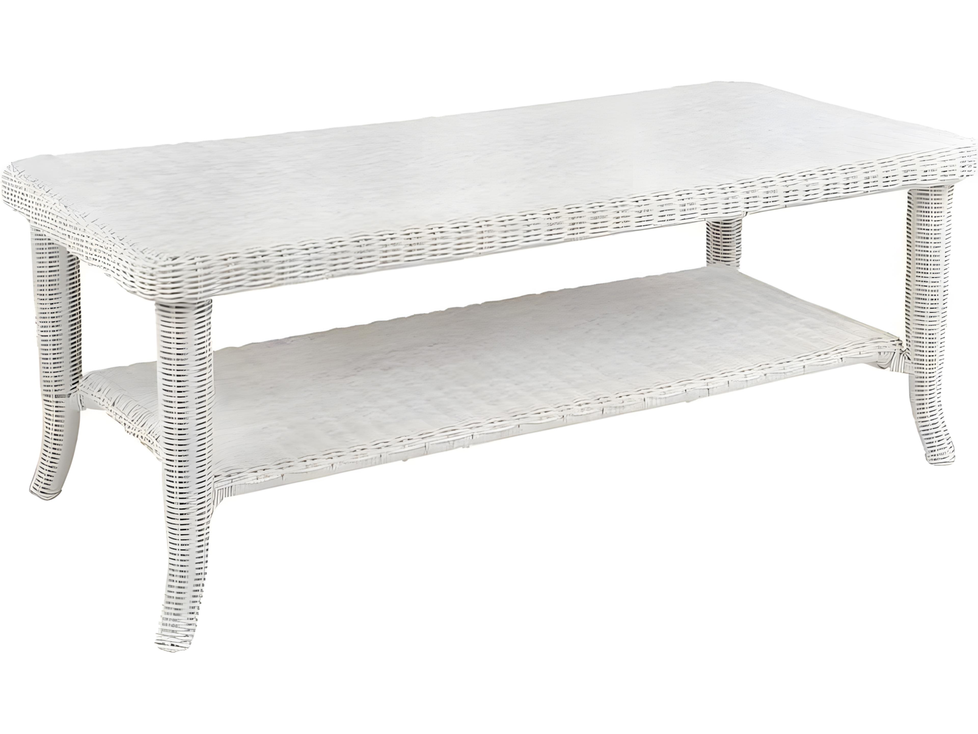 Special Order Cape Cod Wicker 47"W x 24"D Rectangular Coffee Table