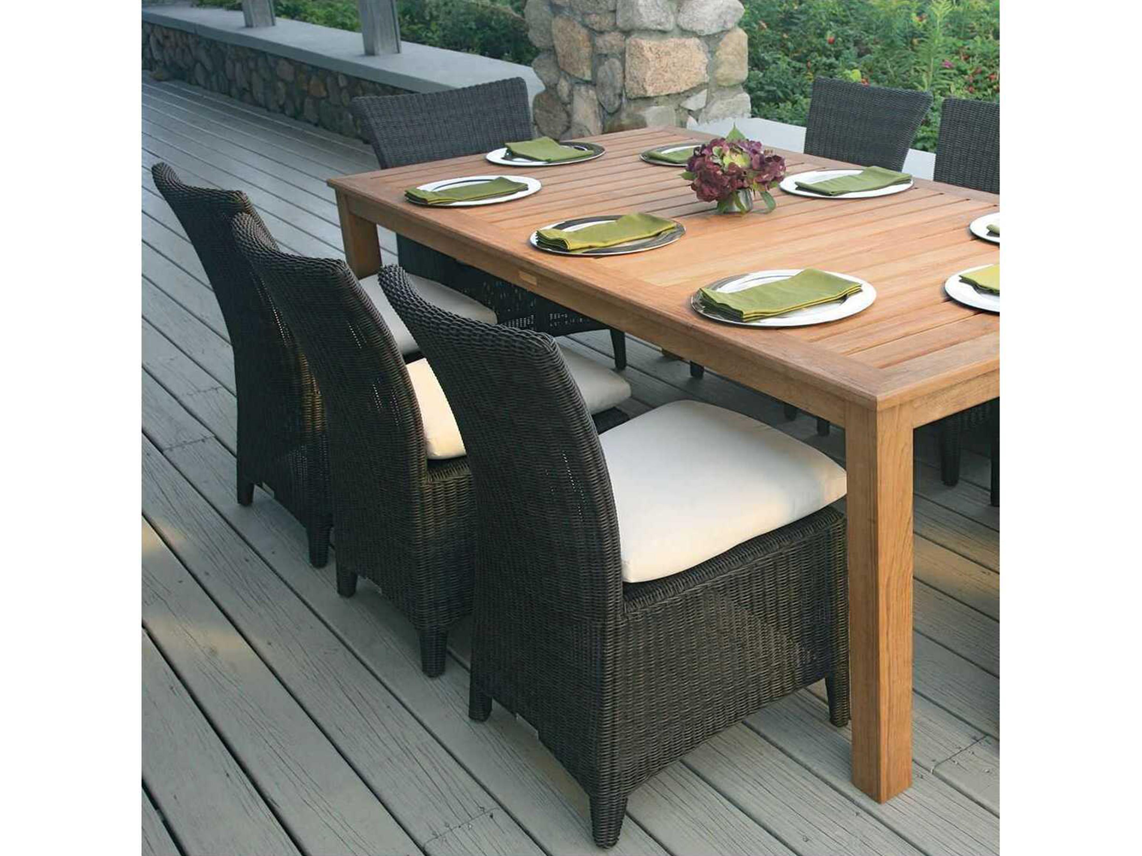 Kingsley Bate Special Order Culebra Wicker Cushion Dining Side Chair