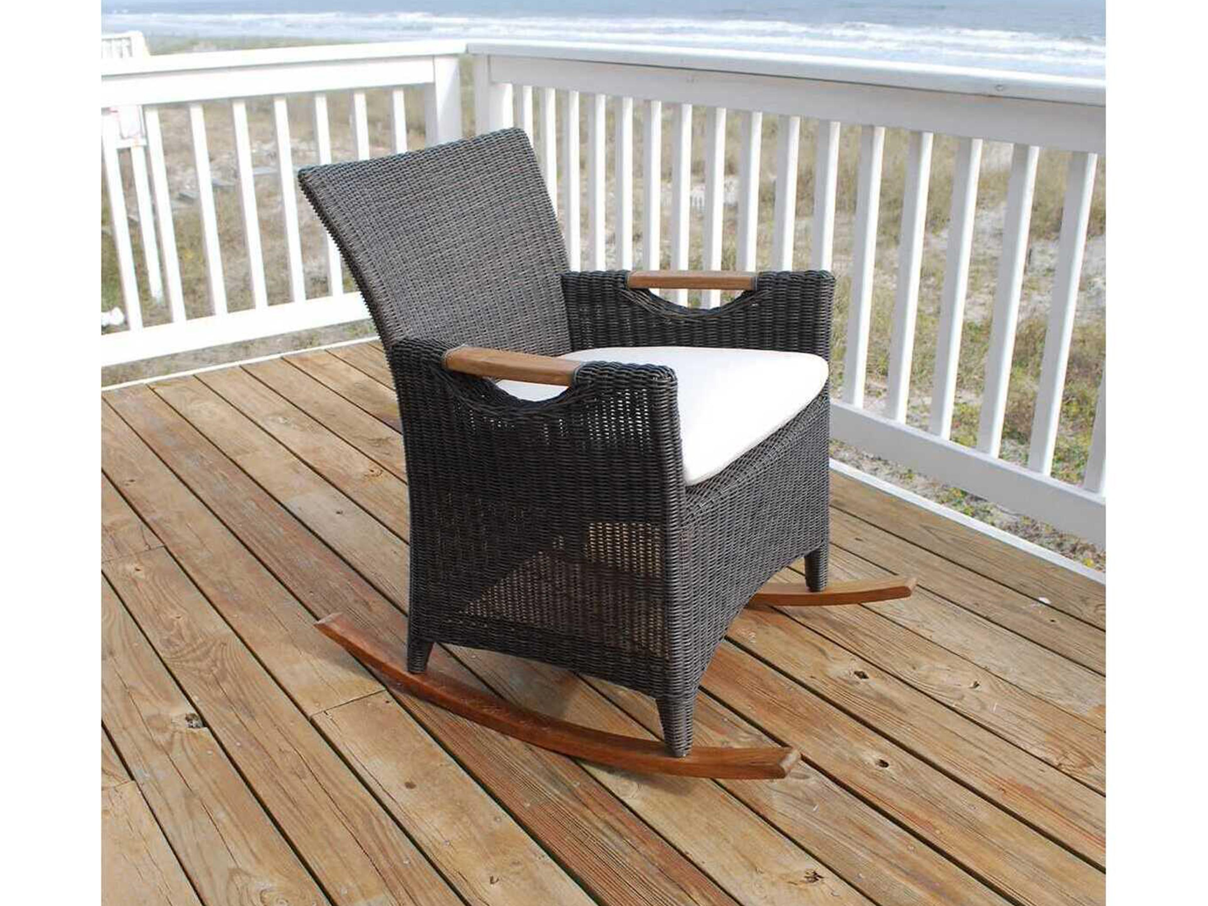 Kingsley Bate Special Order Culebra Wicker Cushion Rocker Chair