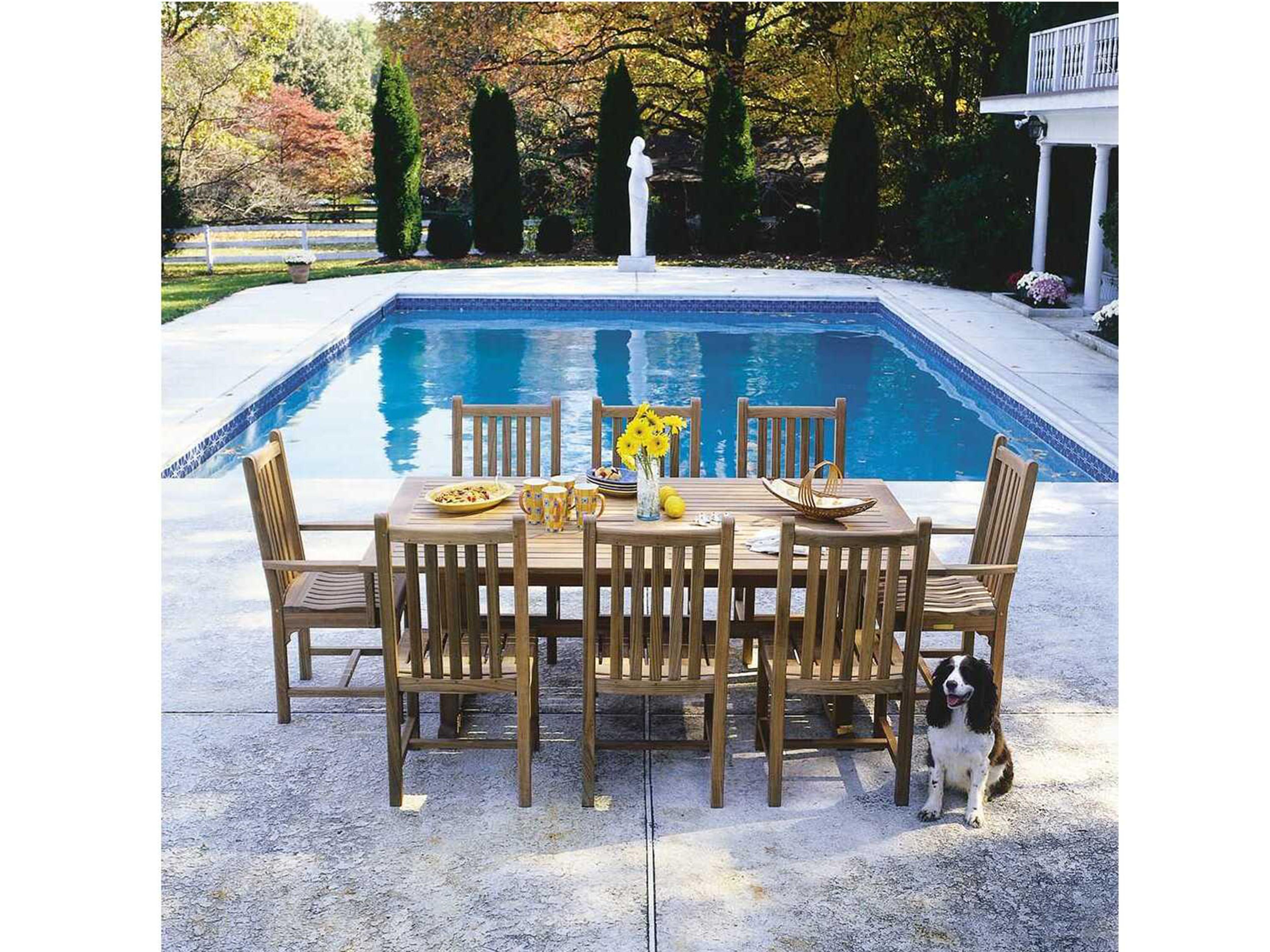 Kingsley Bate Classic Teak Dining Arm Chair