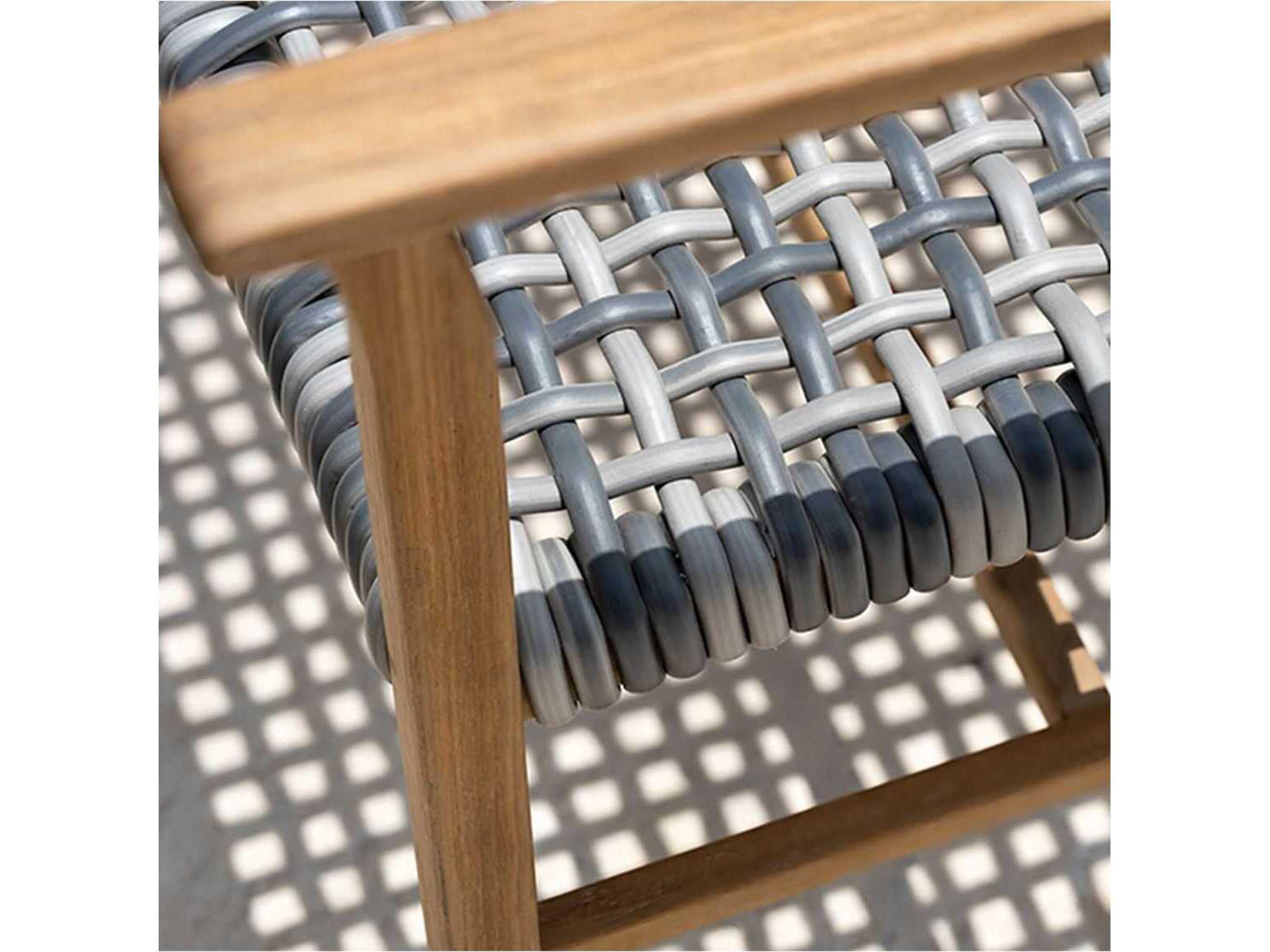 Kingsley Bate Catherine Teak Wicker Dining Arm Chair