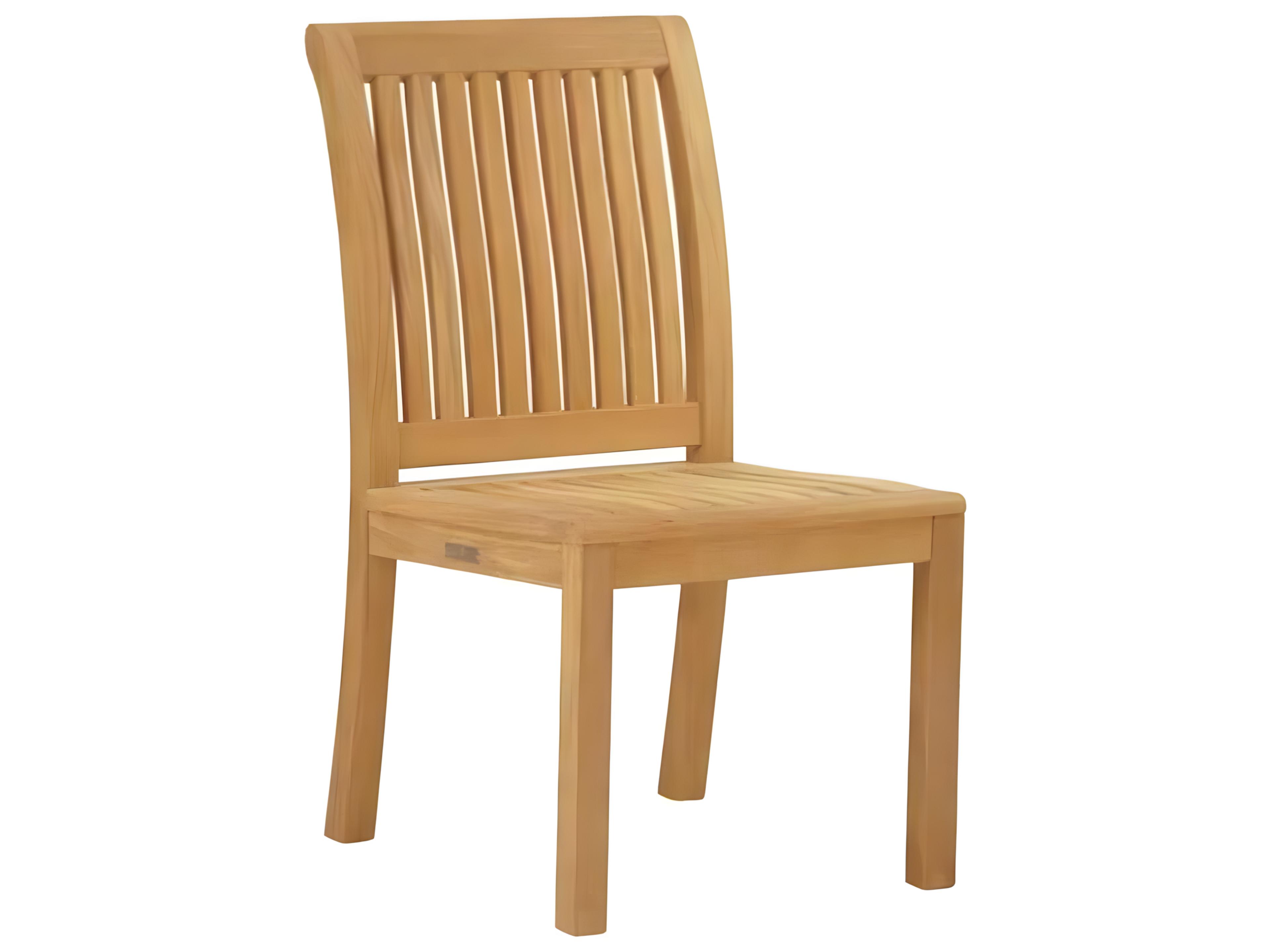 Chelsea Teak Dining Side Chair Outdoor Patio Furniture