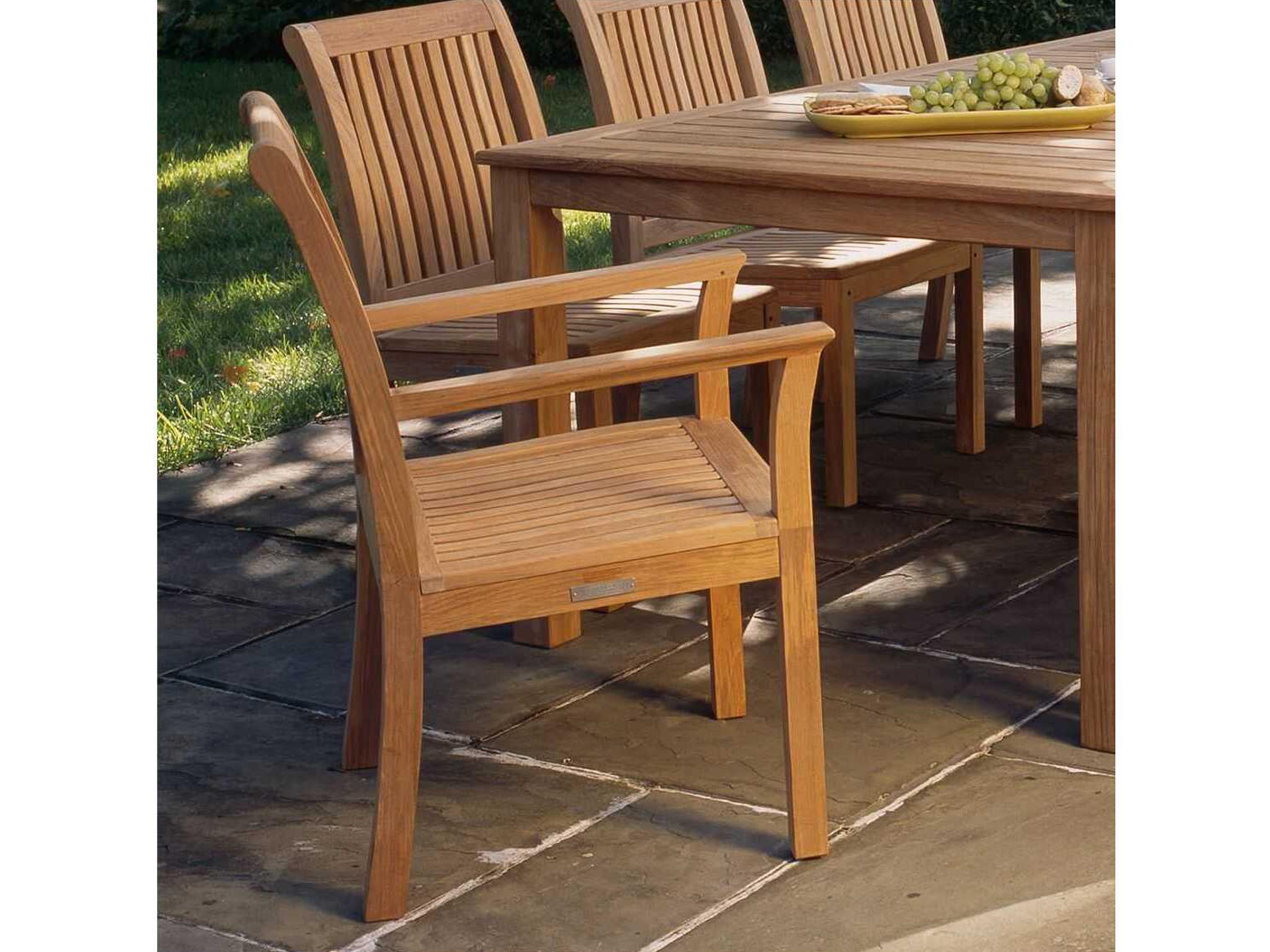 Kingsley Bate Chelsea Teak Dining Arm Chair