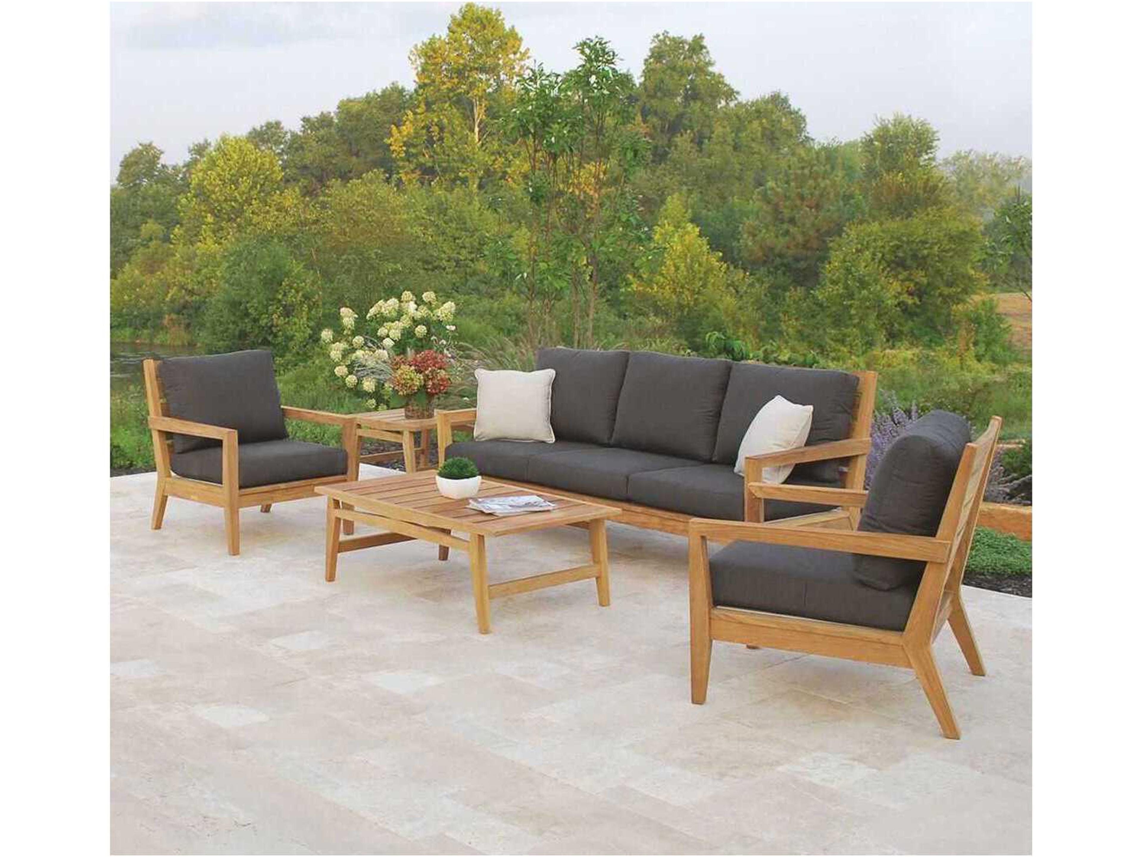 Kingsley Bate Algarve Teak 48"W x 26"D Rectangular Coffee Table