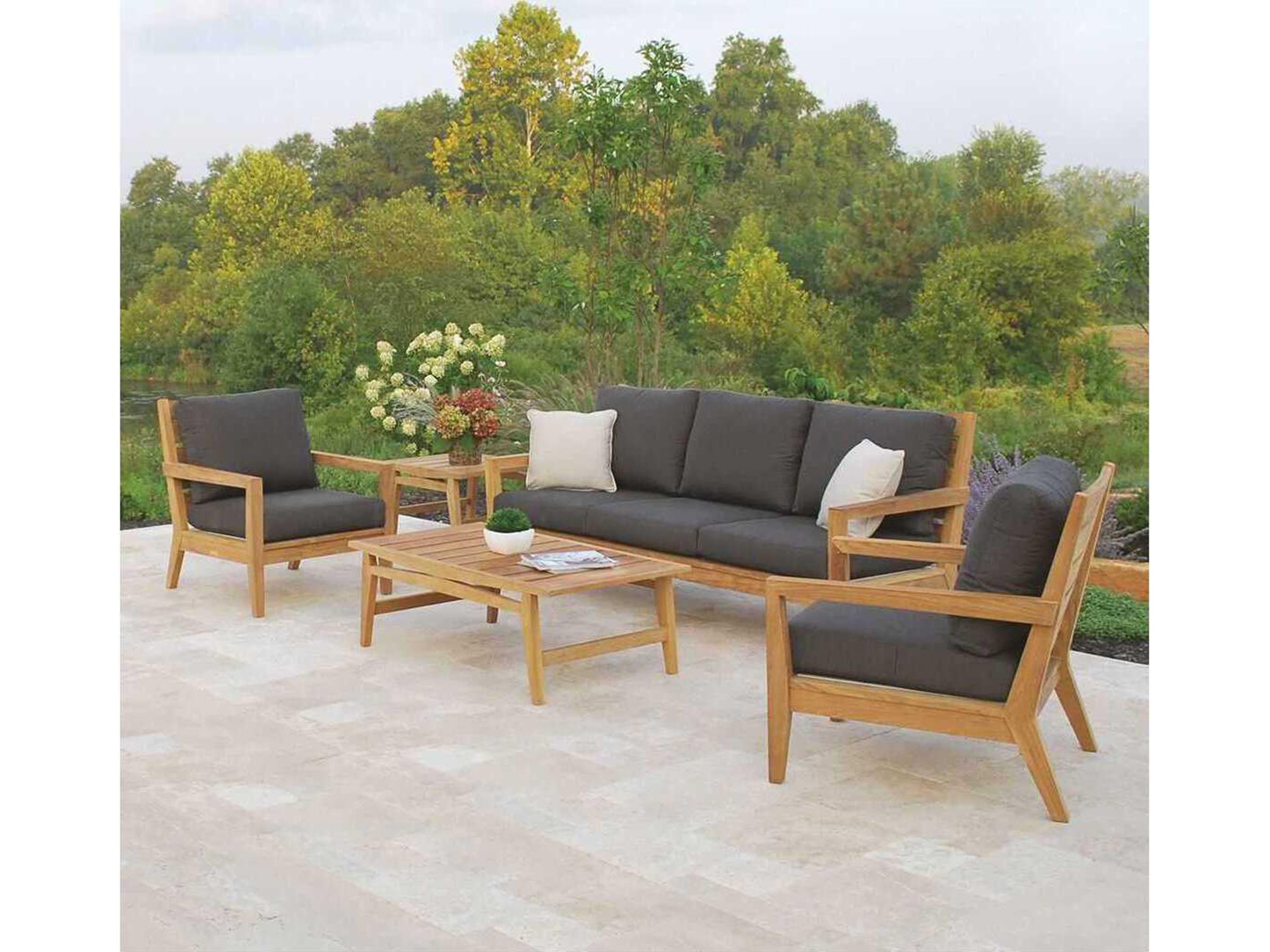 Kingsley Bate Special Order Algarve Teak Cushion Sofa