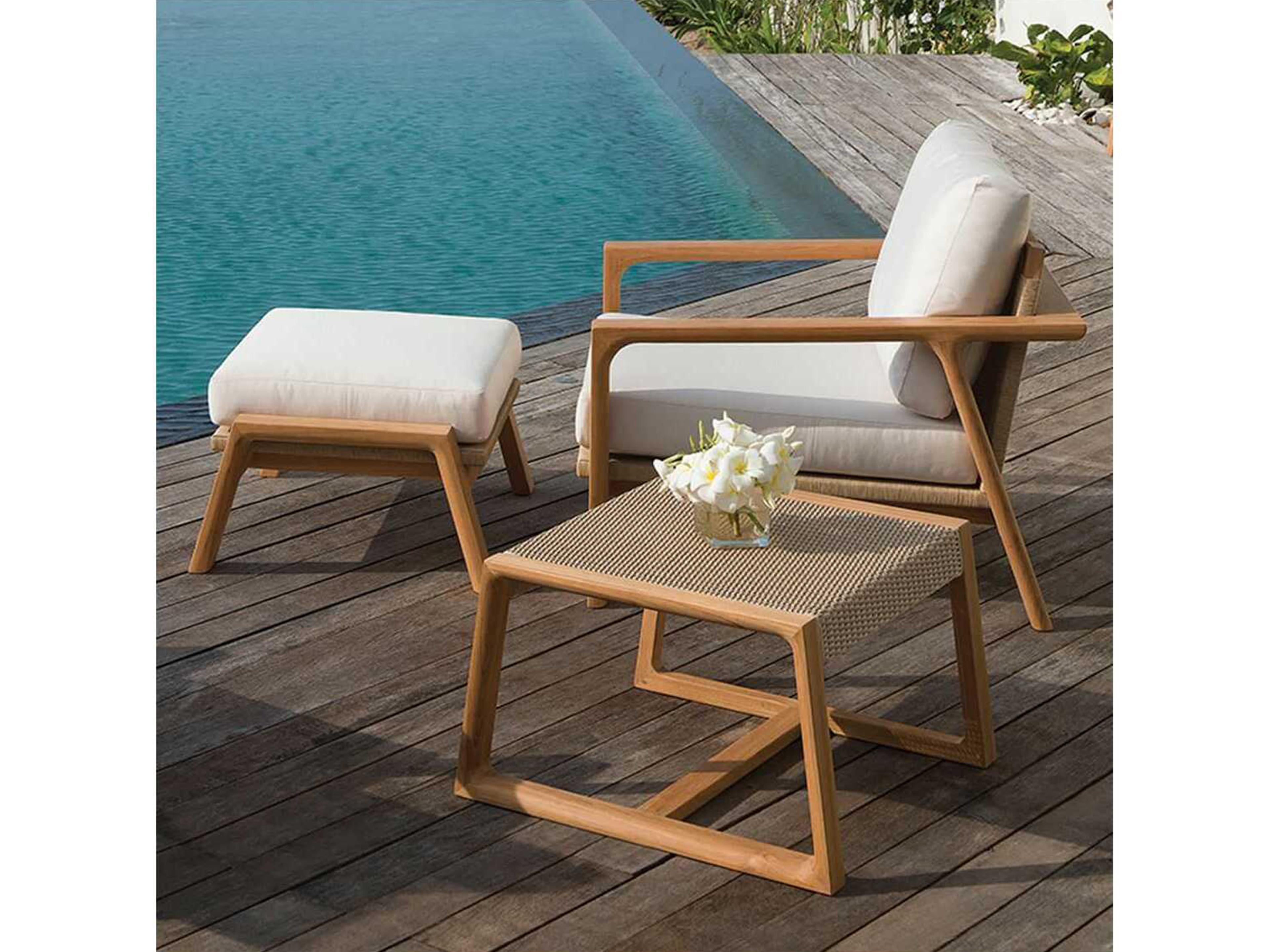 Kingsley Bate Special Order Hana Teak Cushion Lounge Chair