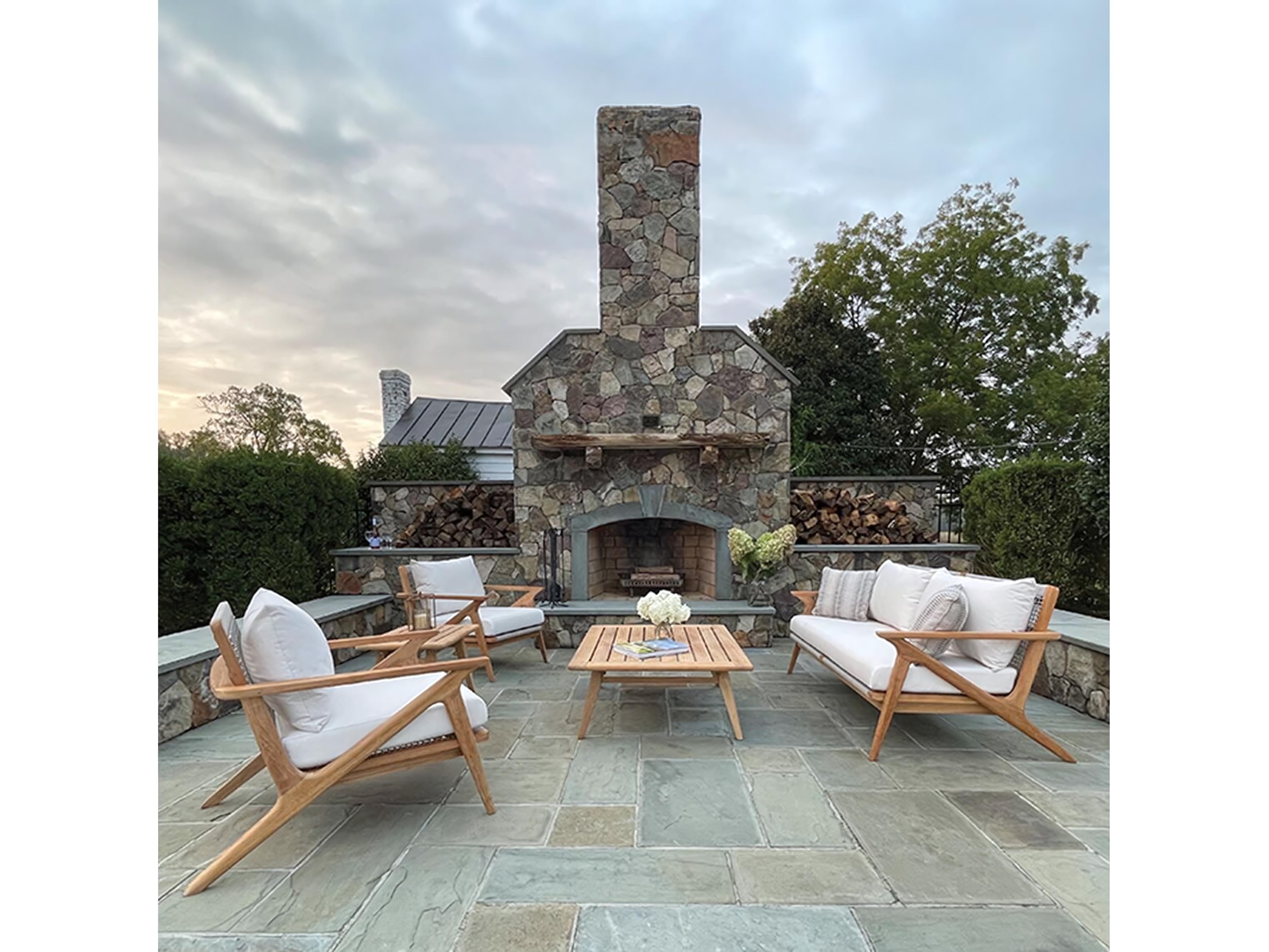 Kingsley Bate Soho Teak Cushion Lounge Chair