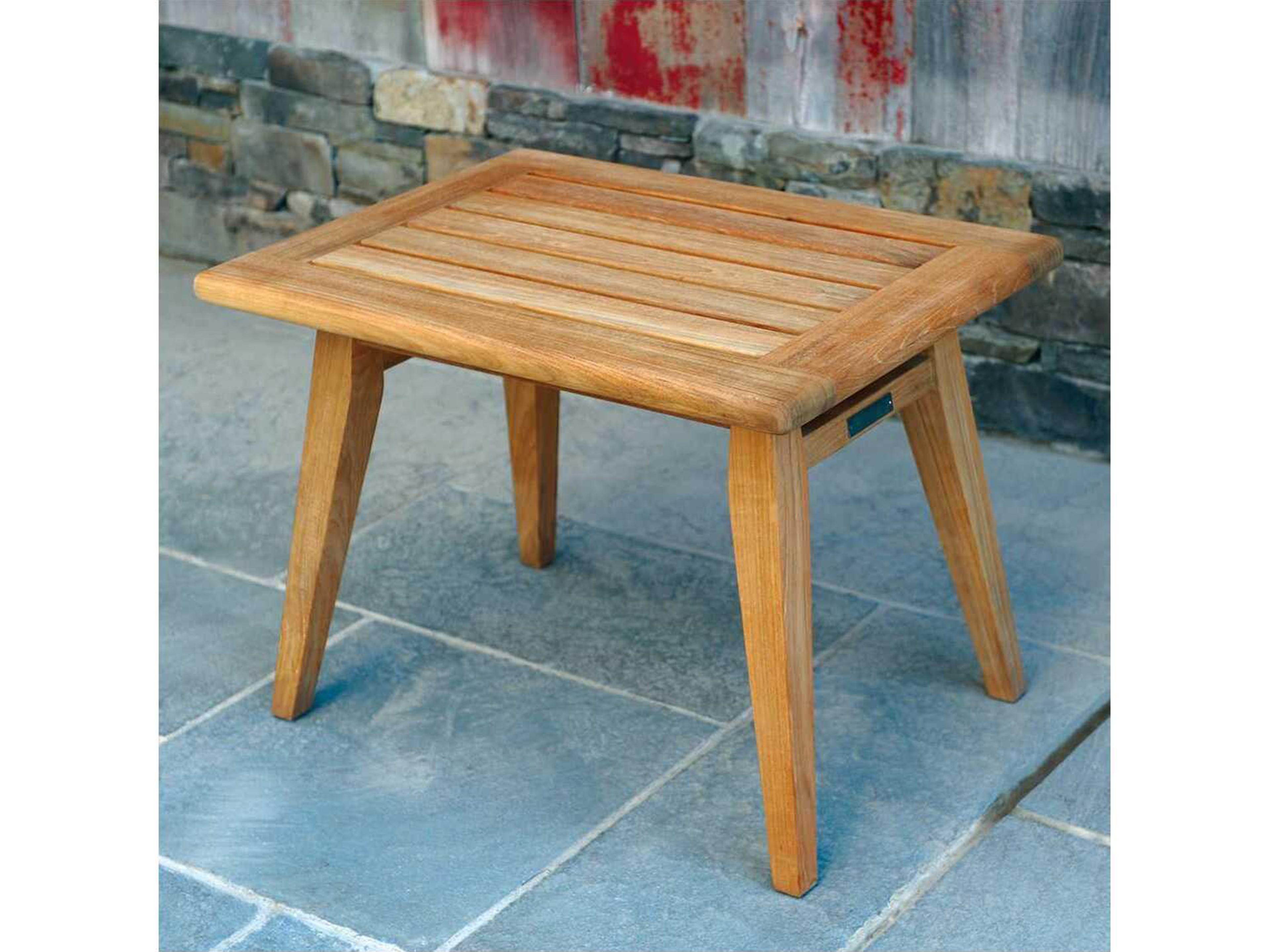 Kingsley Bate Ipanema Teak 25"W x 19"D Rectangular End Table