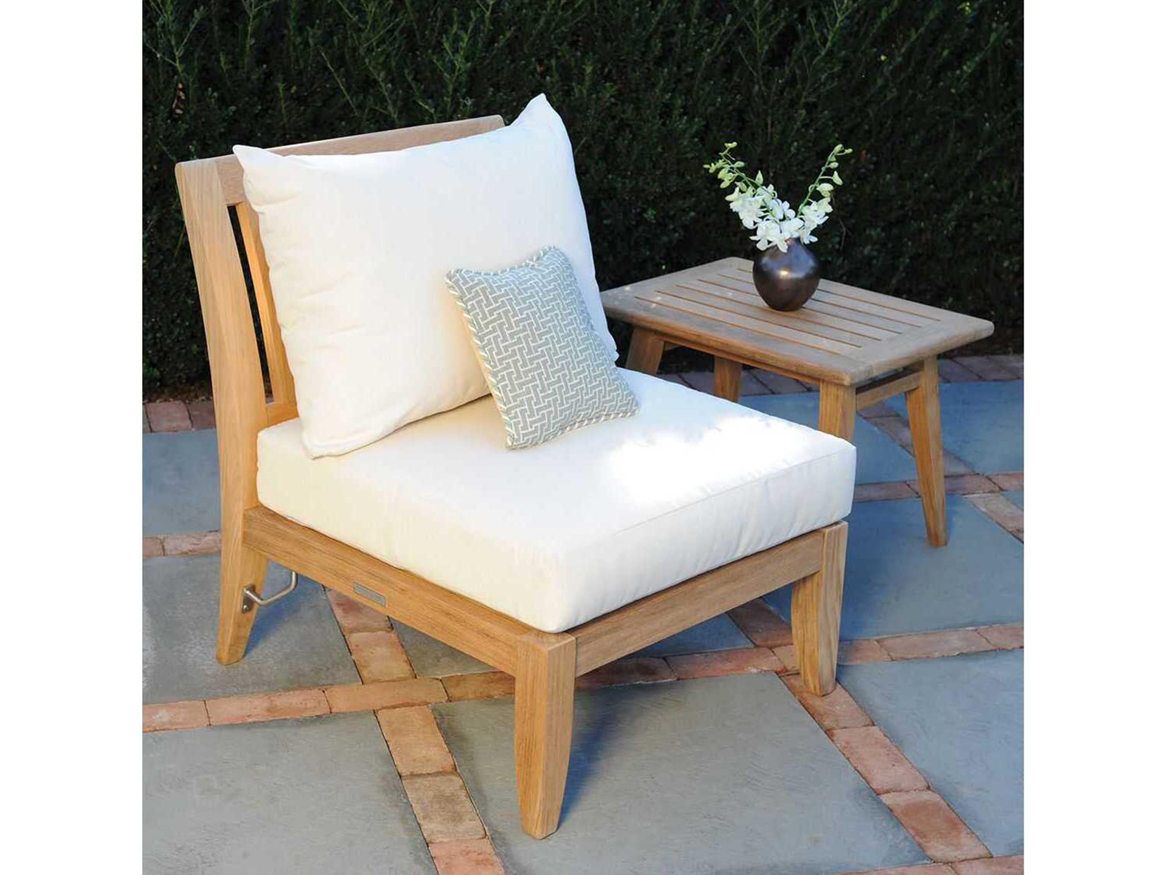 Kingsley Bate Special Order Ipanema Teak Cushion Modular Lounge Chair