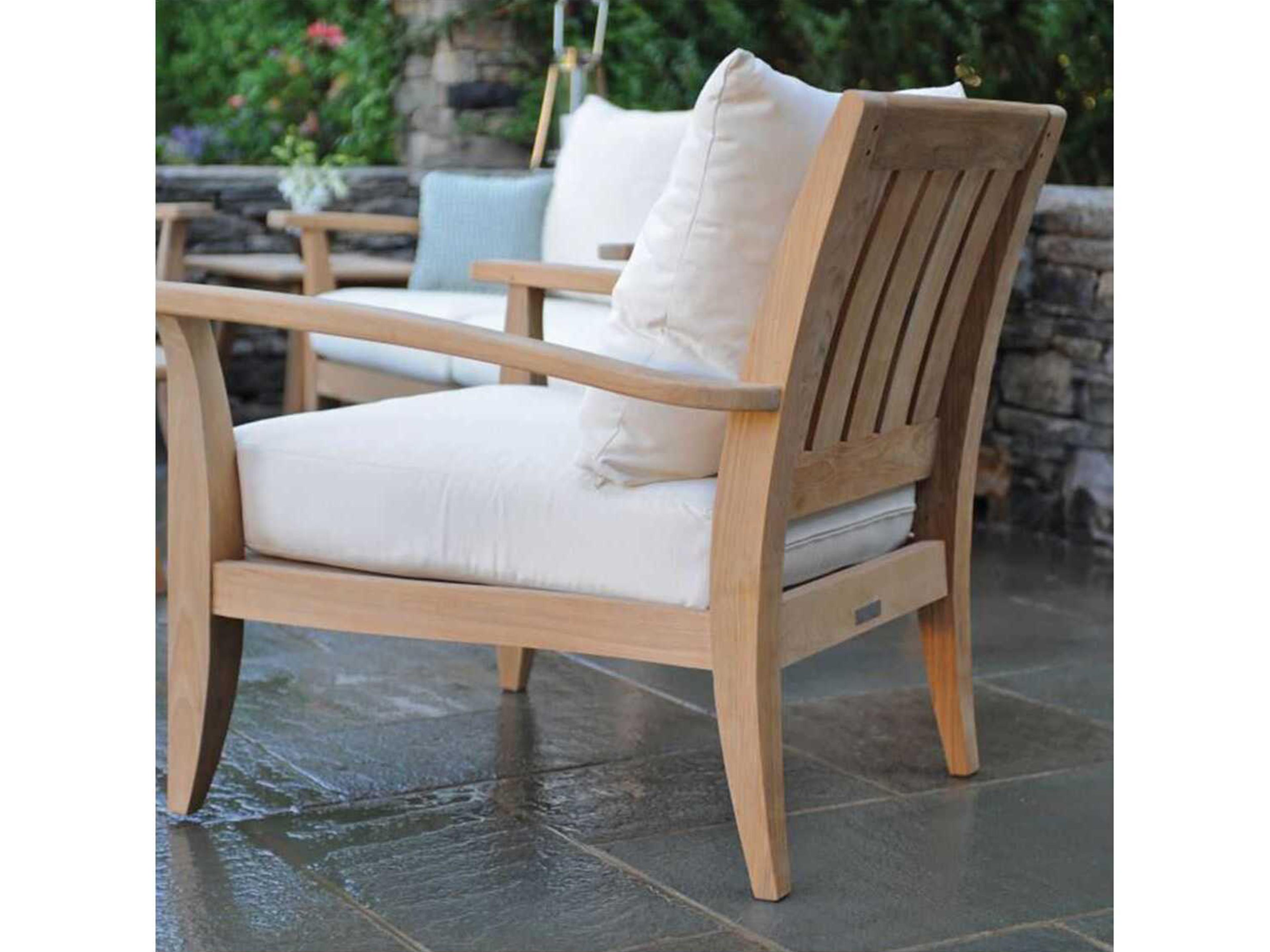 Kingsley Bate Special Order Ipanema Teak Cushion Lounge Chair