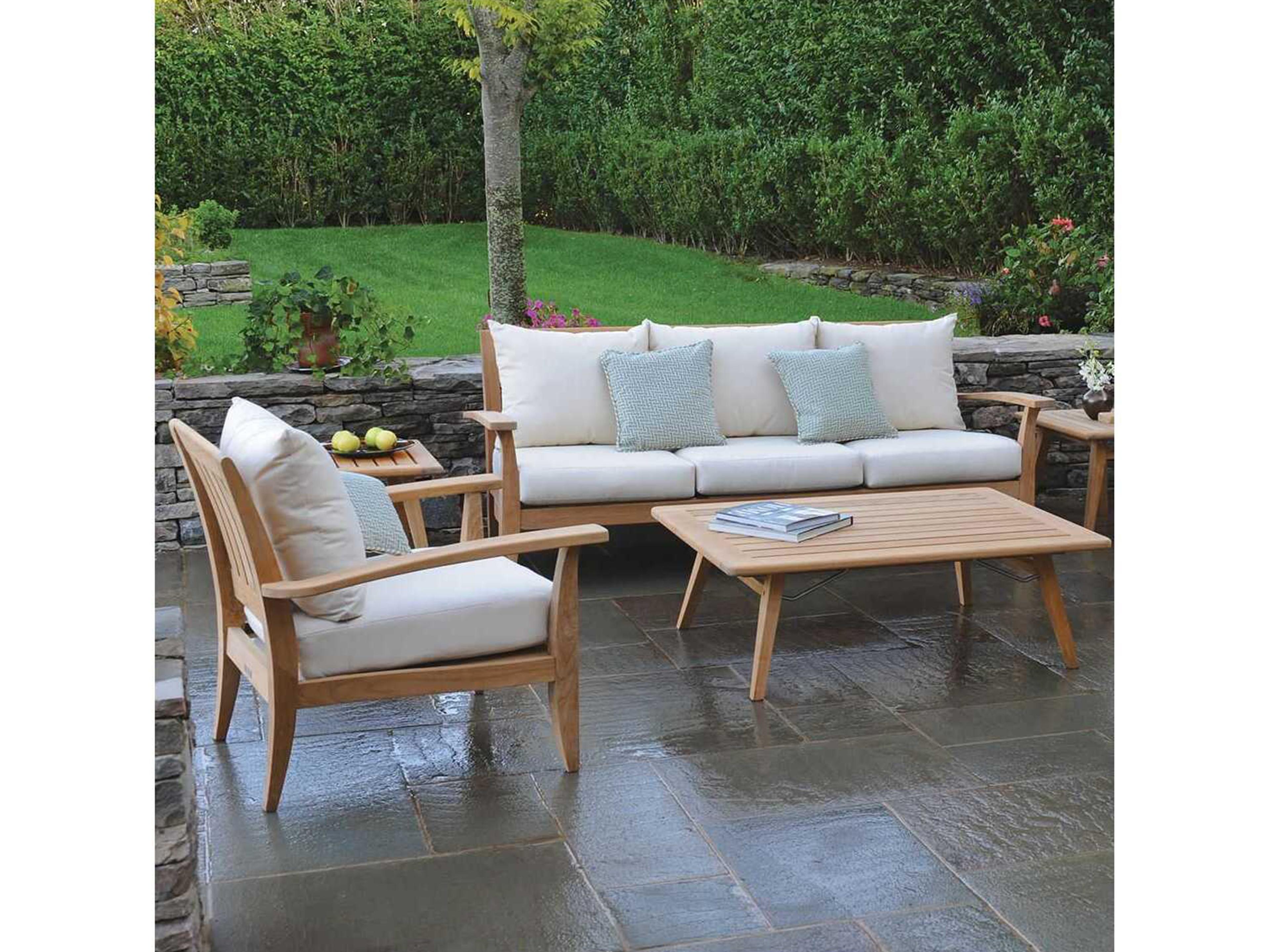 Kingsley Bate Ipanema Teak 47"W x 35"D Rectangular Coffee Table