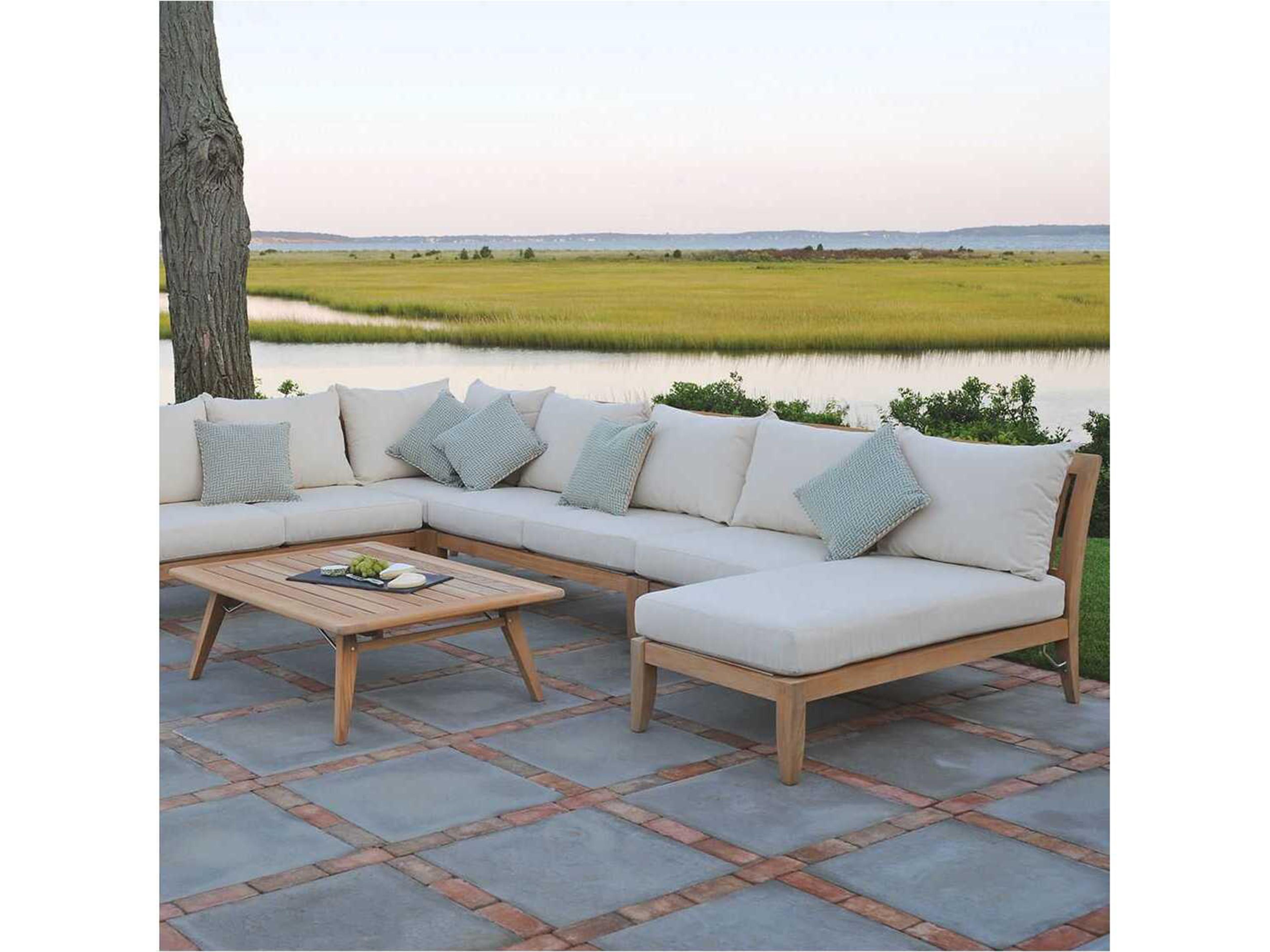 Kingsley Bate Ipanema Teak 47"W x 35"D Rectangular Coffee Table