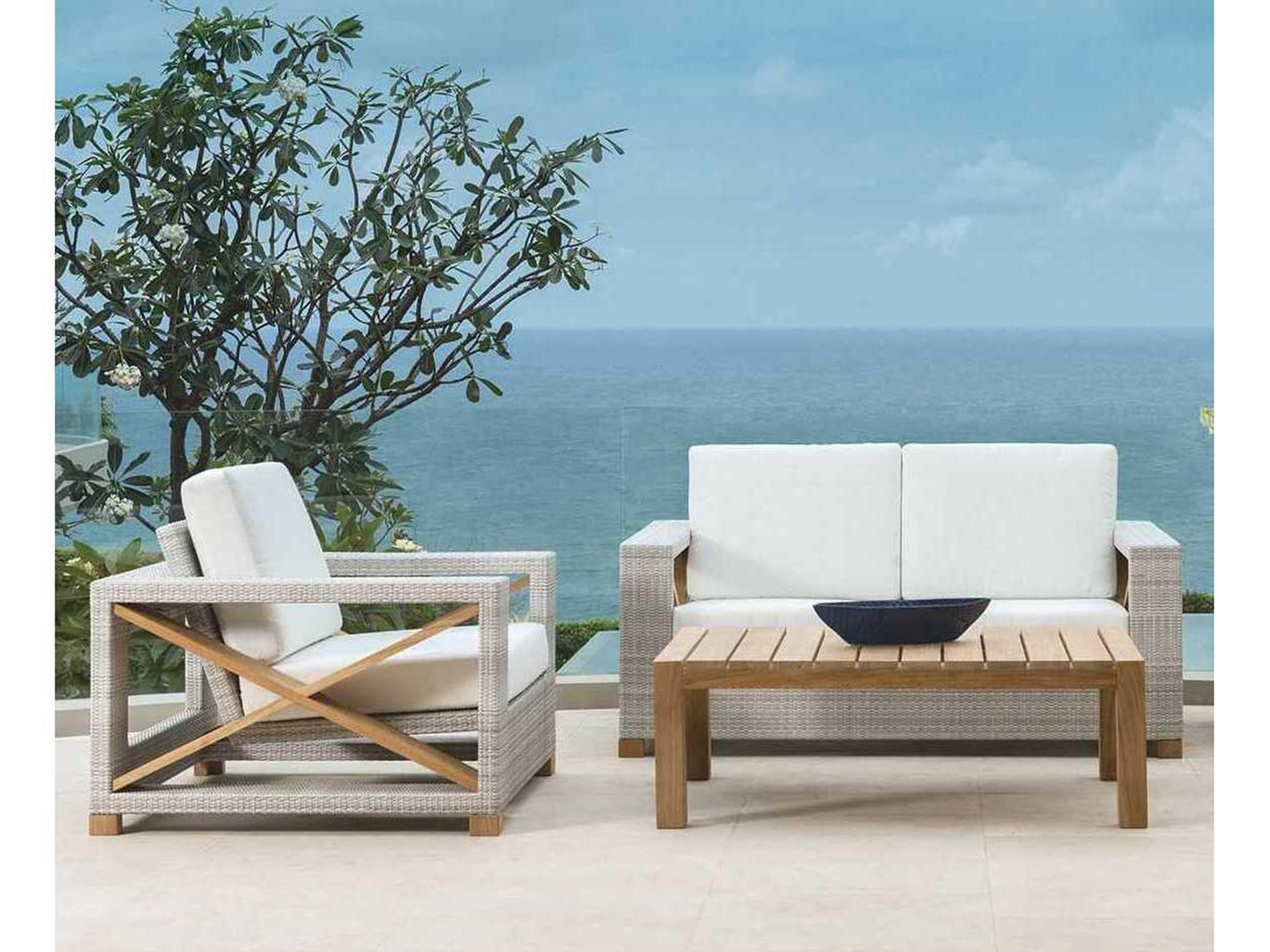 Kingsley Bate Jupiter Teak Cushion Sofa
