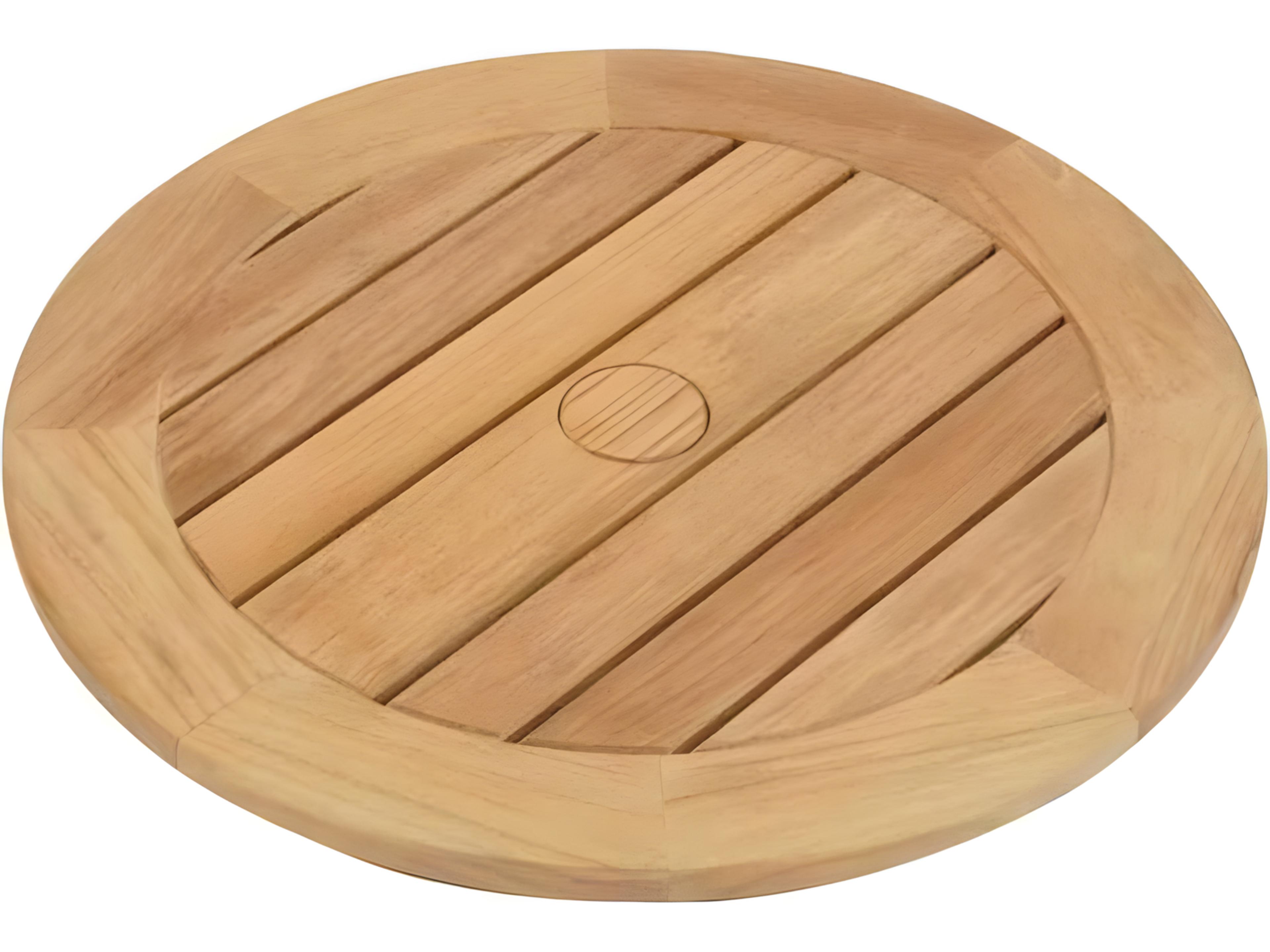 25 Inch Teak Lazy Susan