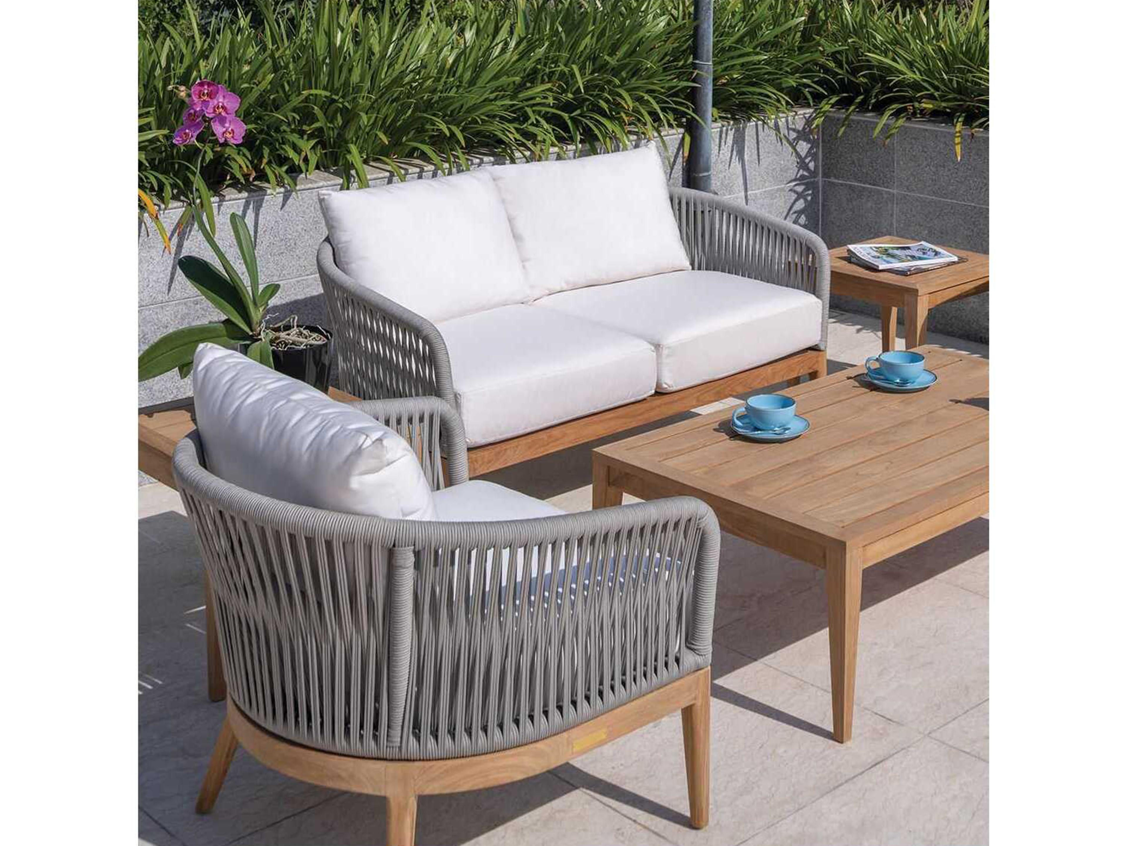 Kingsley Bate Special Order Lucia Rope Cushion Loveseat