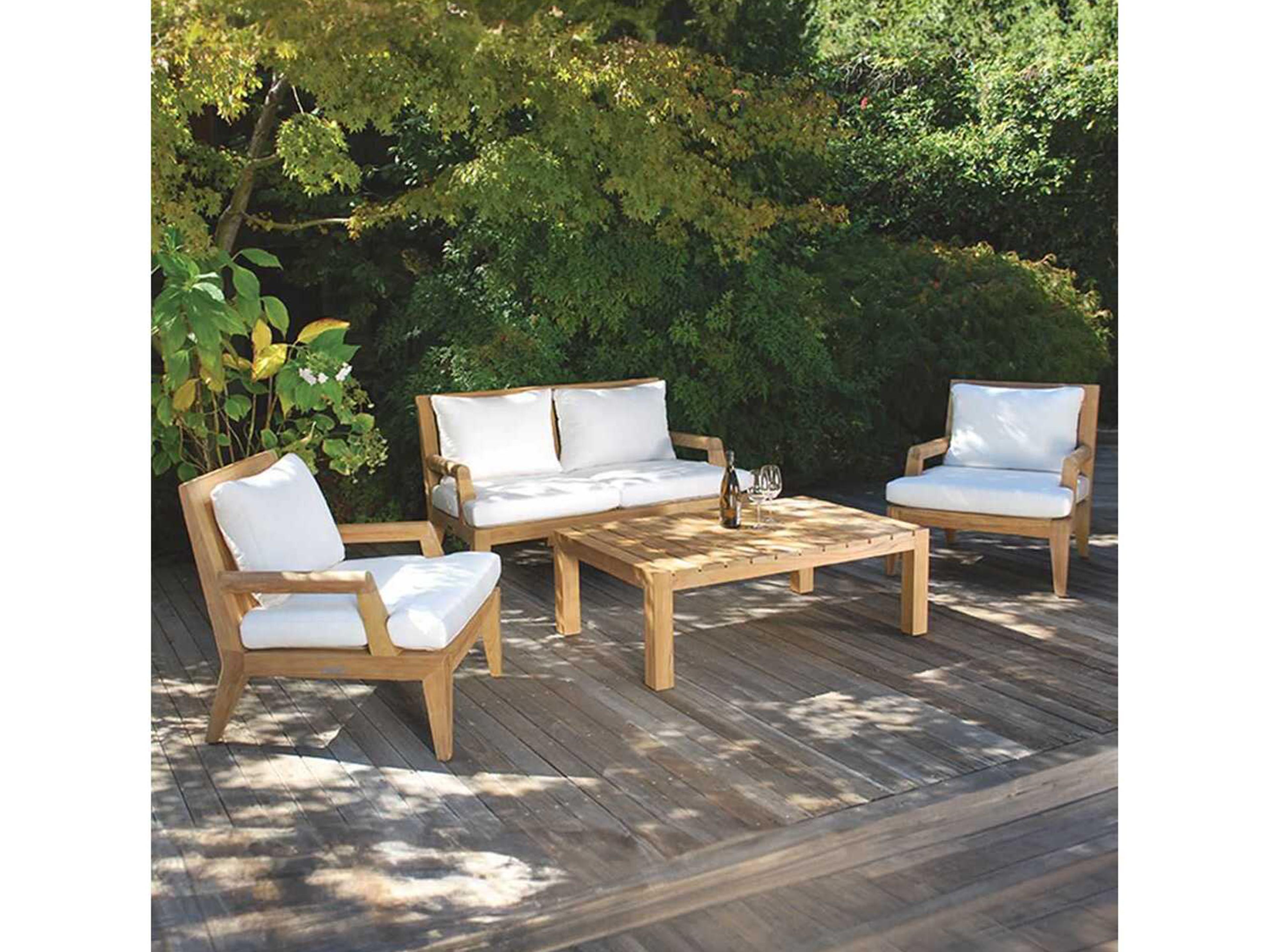 Kingsley Bate Mendocino Teak Cushion Loveseat