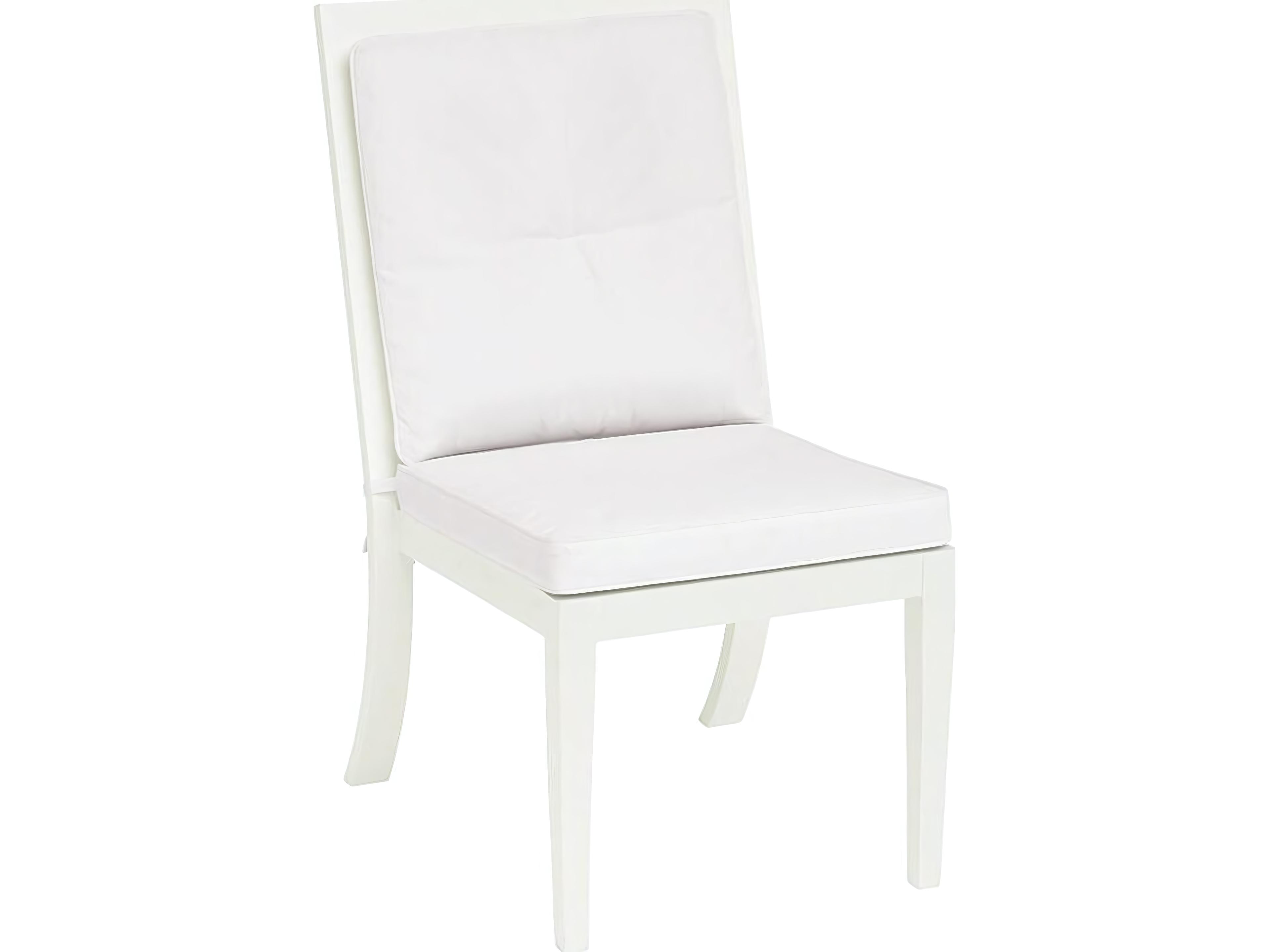 Kingsley Bate Special Order Meredith Aluminum Cushion Dining Side Chair