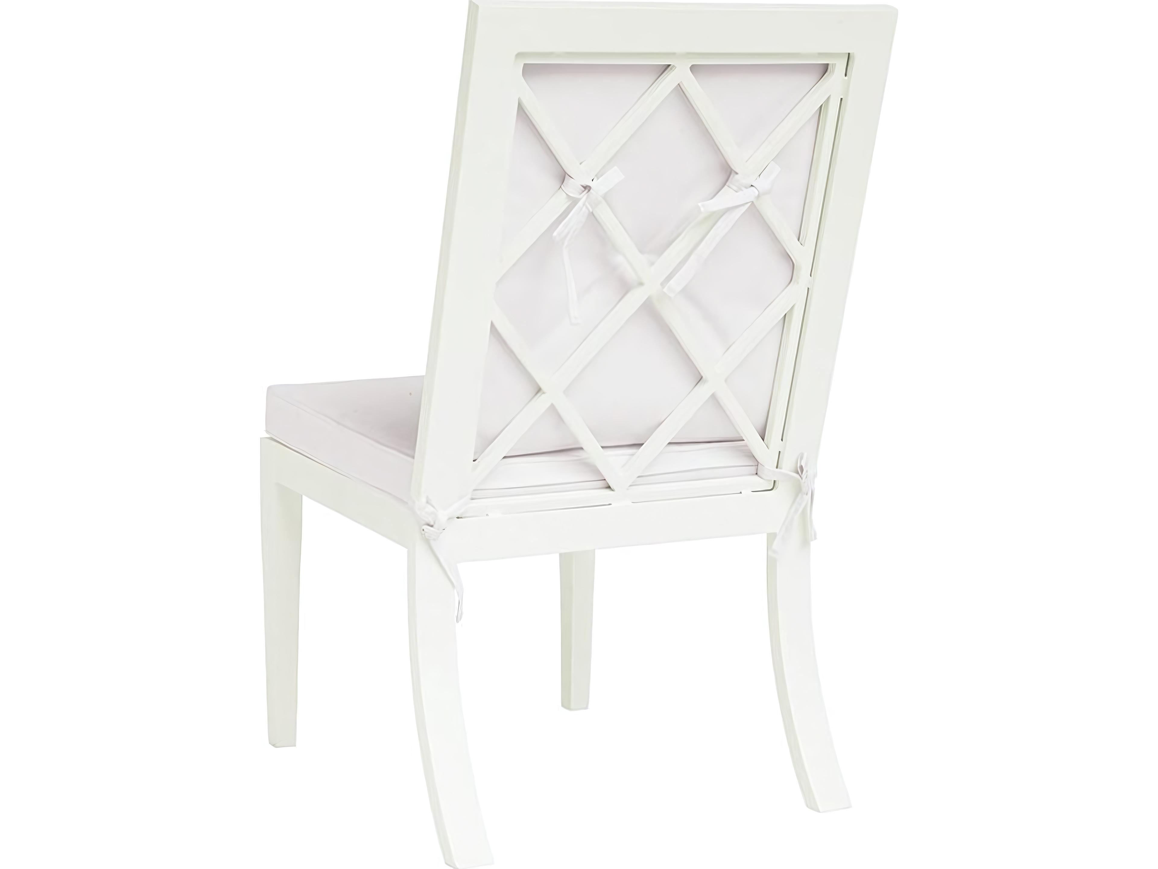 Kingsley Bate Special Order Meredith Aluminum Cushion Dining Side Chair