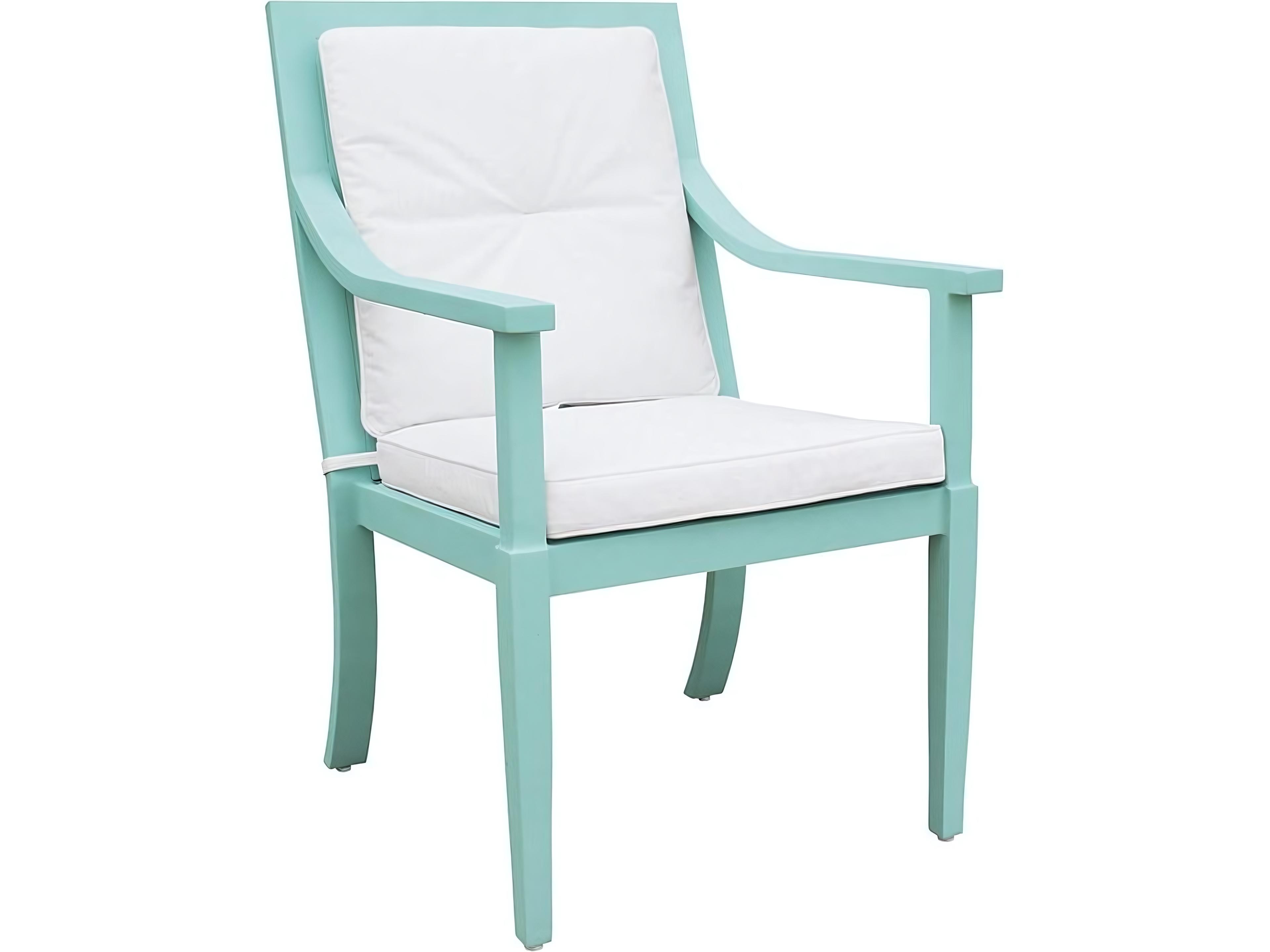 Special Order Meredith Aluminum Cushion Dining Arm Chair