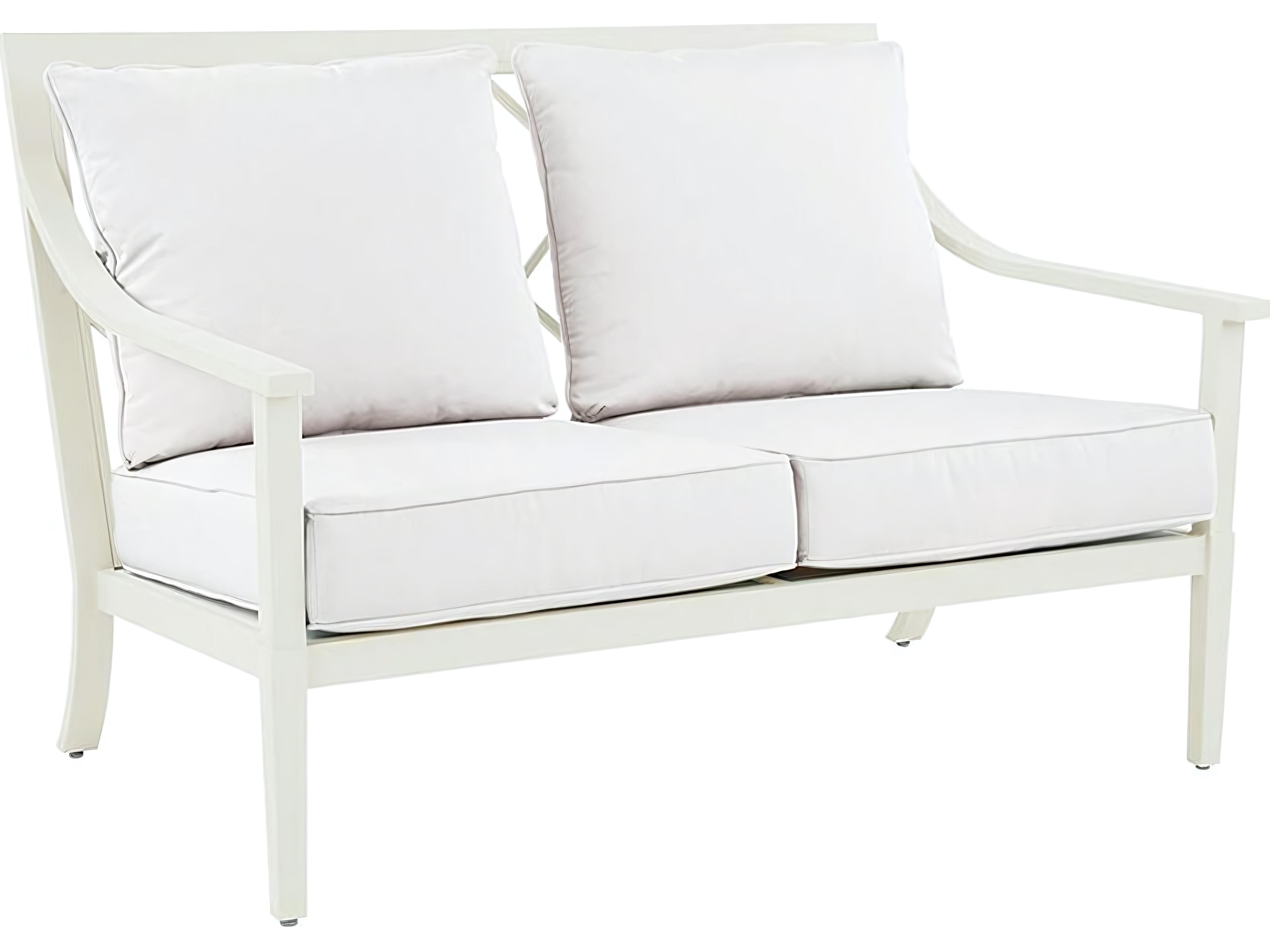 Kingsley Bate Special Order Meredith Aluminum Cushion Loveseat