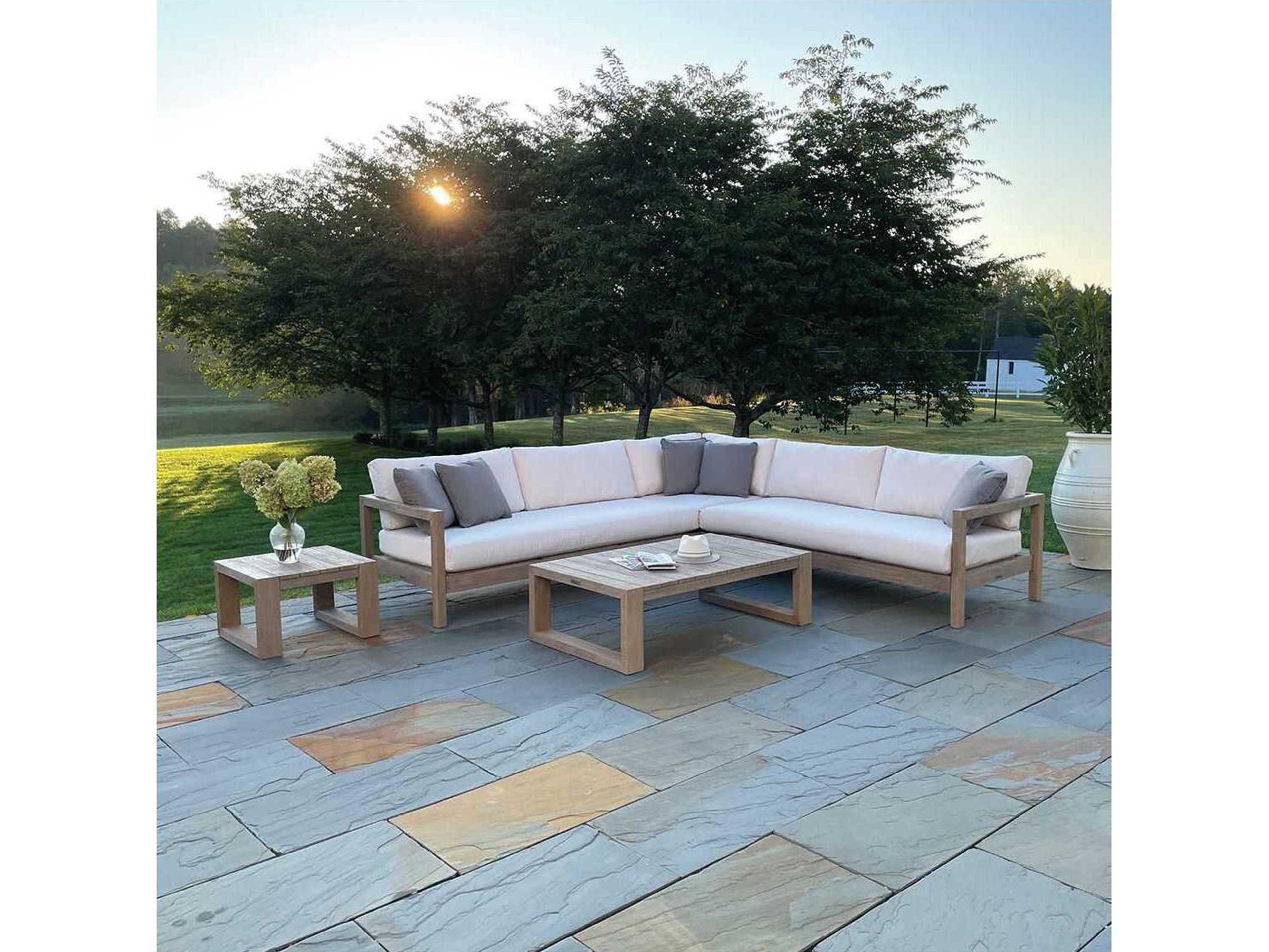 Kingsley Bate Special Order Montauk Teak 51"W x 31.5"D Rectangular Coffee Table