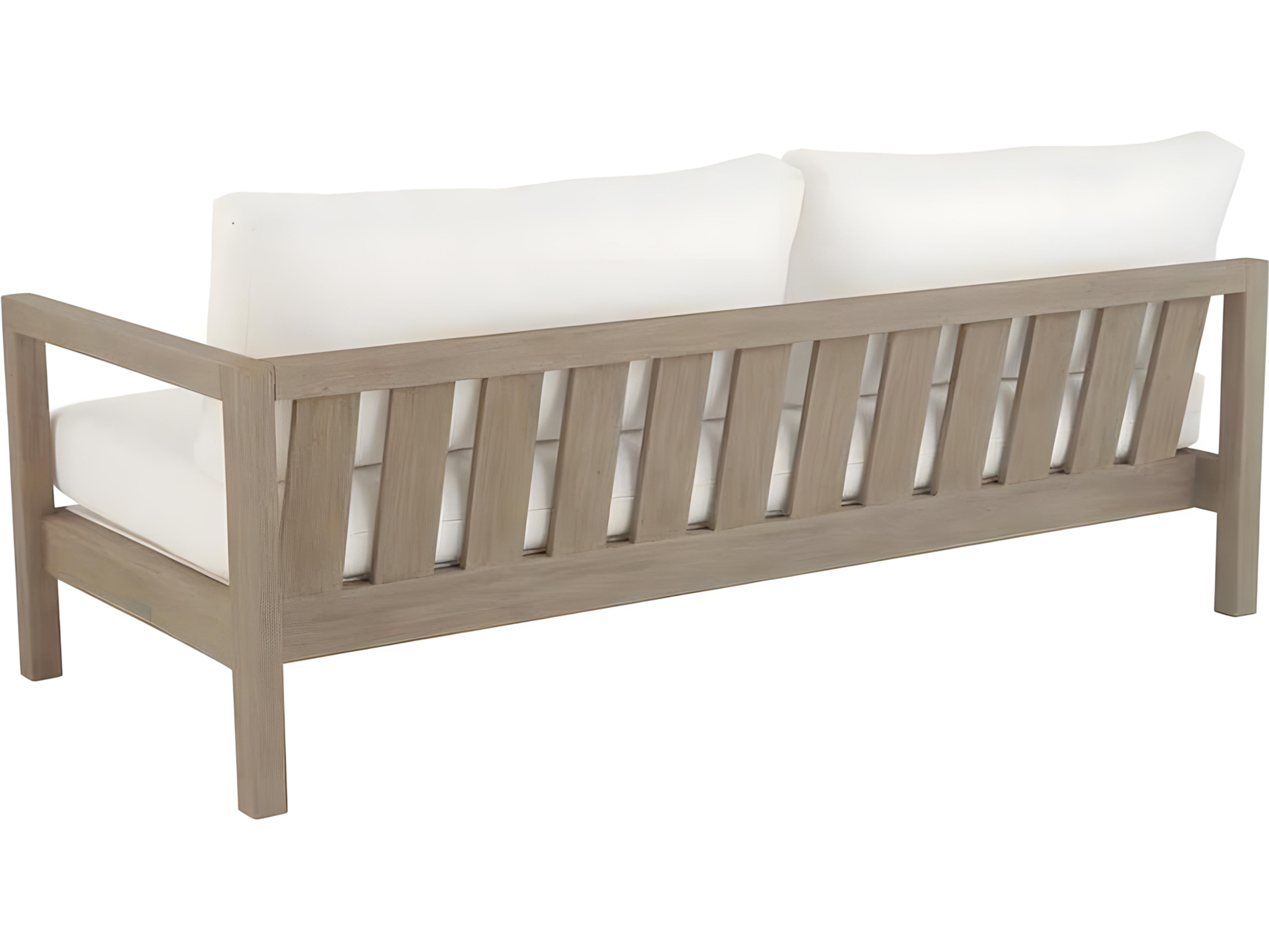 Kingsley Bate Special Order Montauk Teak Cushion Right Arm Sofa