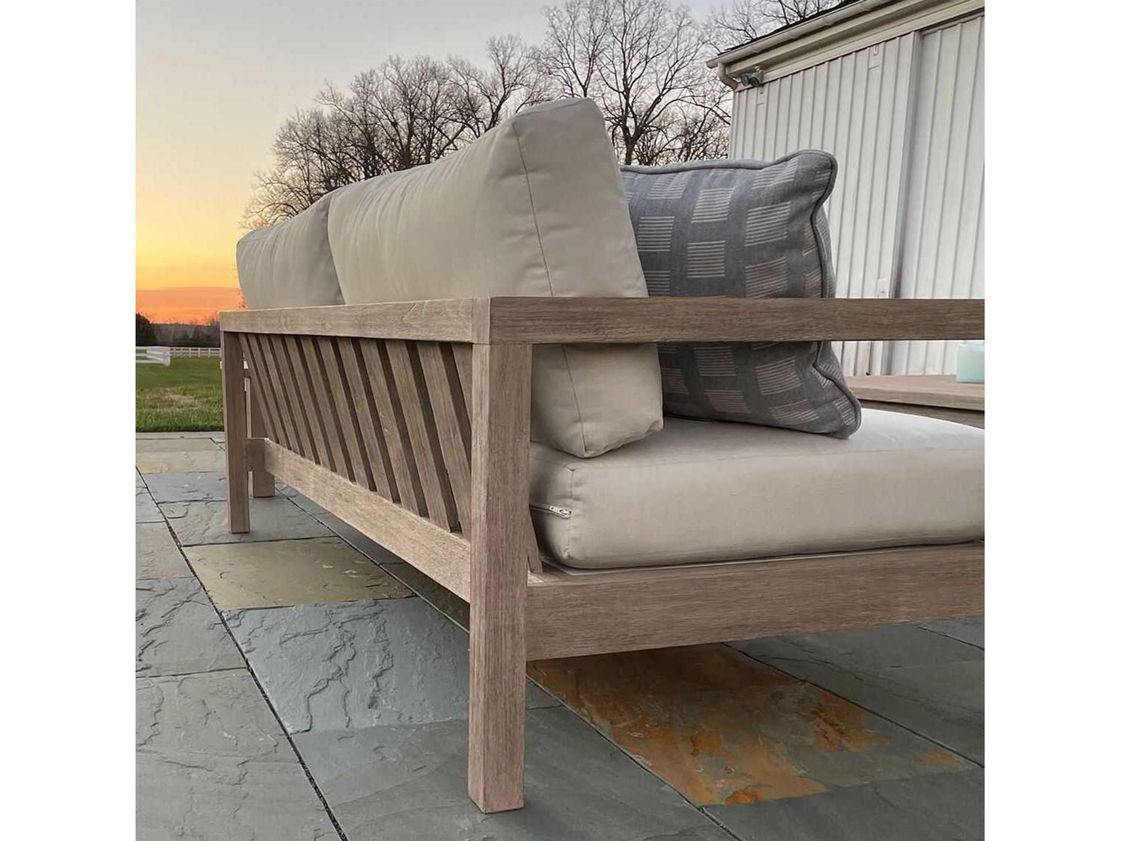 Kingsley Bate Special Order Montauk Teak Cushion Sofa