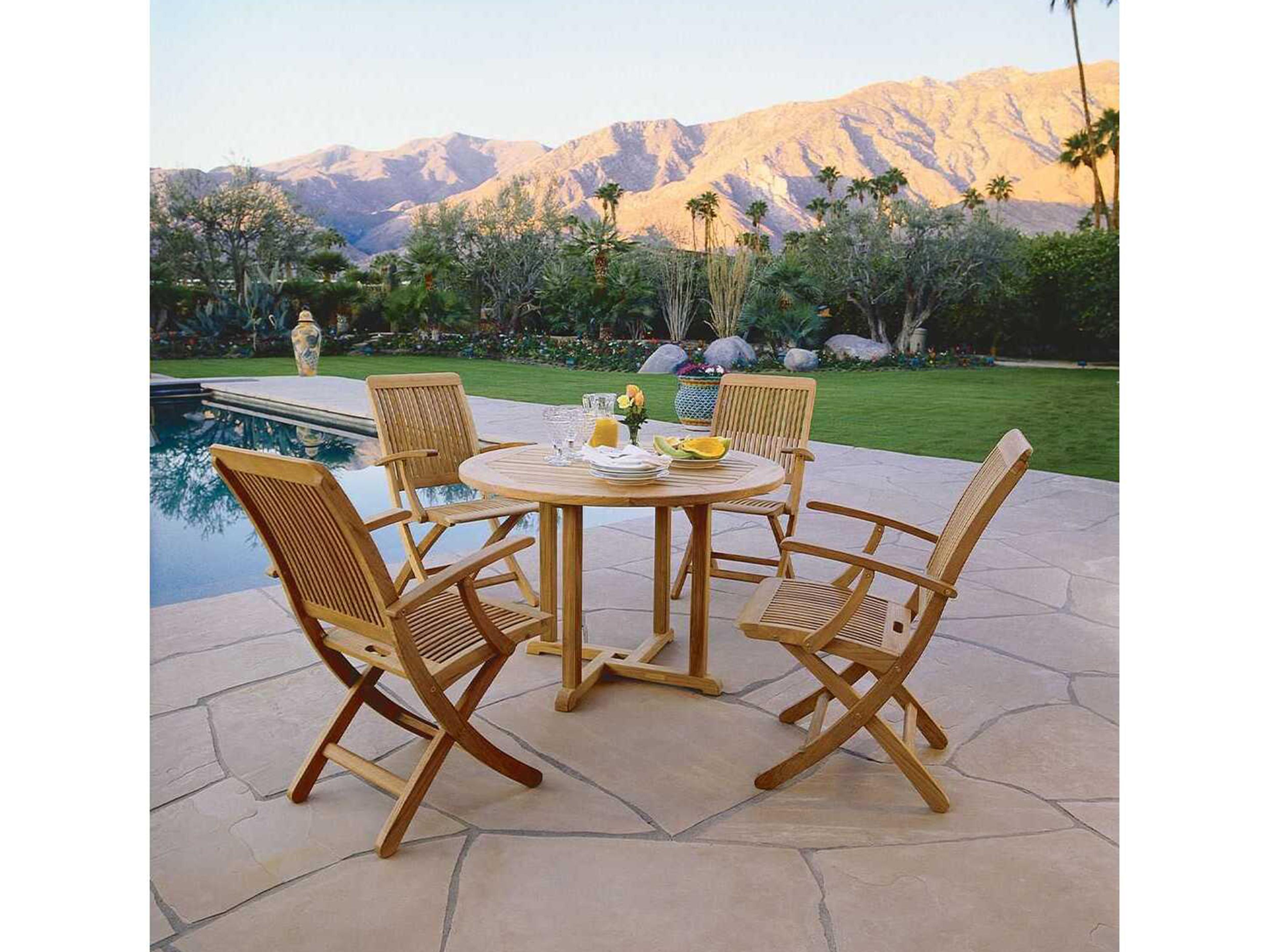 Kingsley Bate Monterey Teak Dining Arm Chair