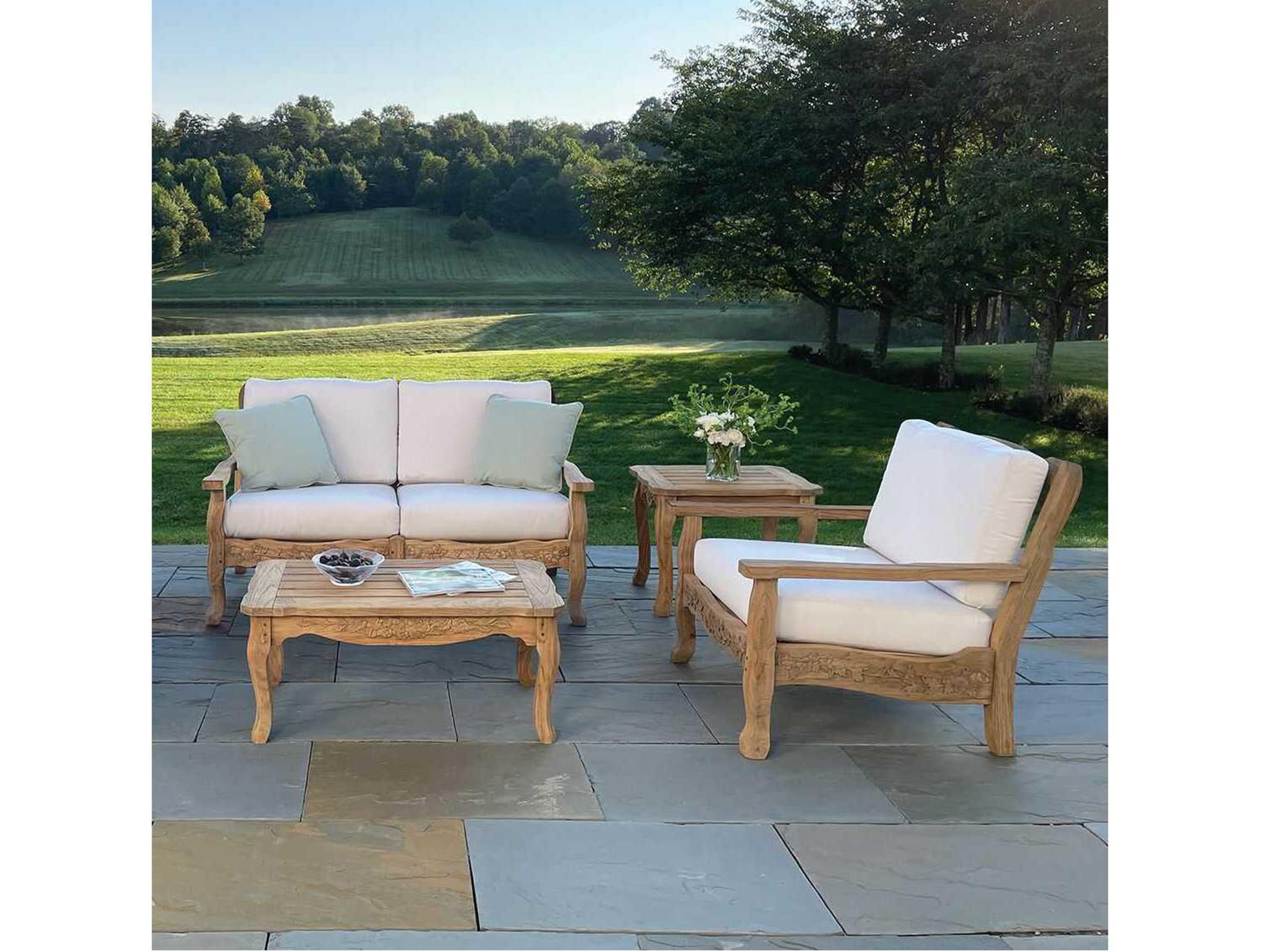 Kingsley Bate Special Order Normandy Teak Cushion Lounge Chair