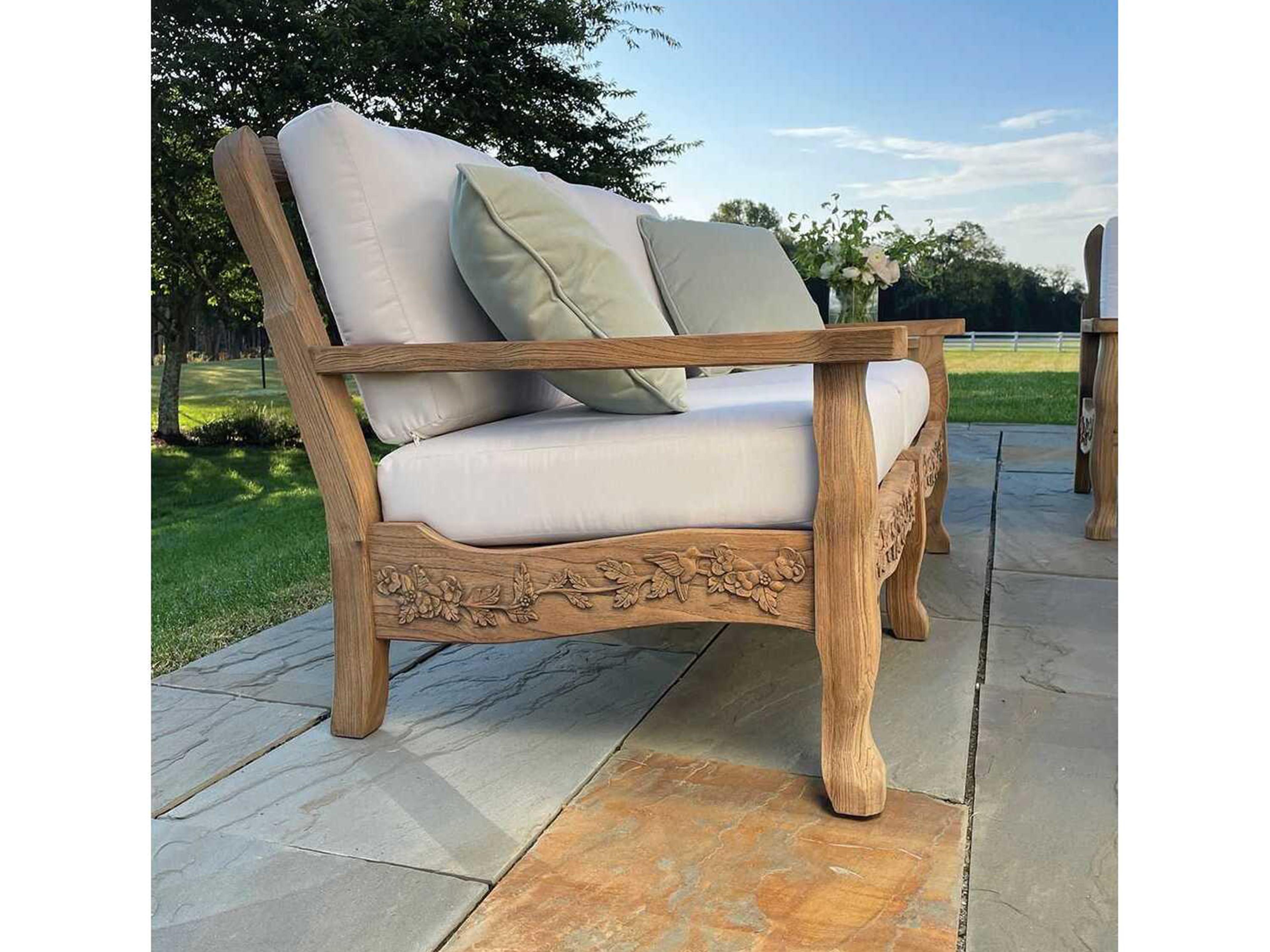 Kingsley Bate Special Order Normandy Teak Cushion Loveseat