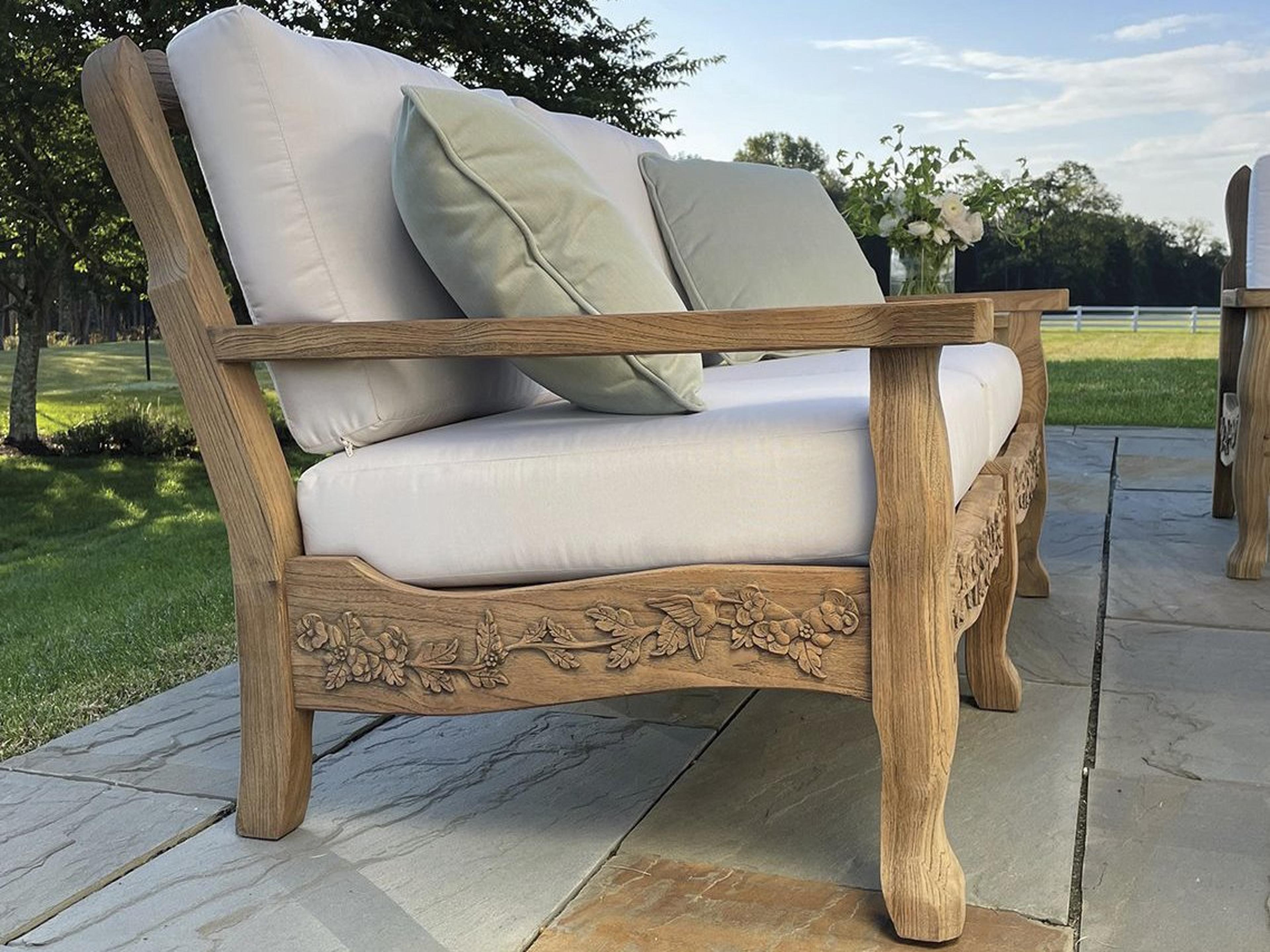 Kingsley Bate Normandy Teak Cushion Lounge Set