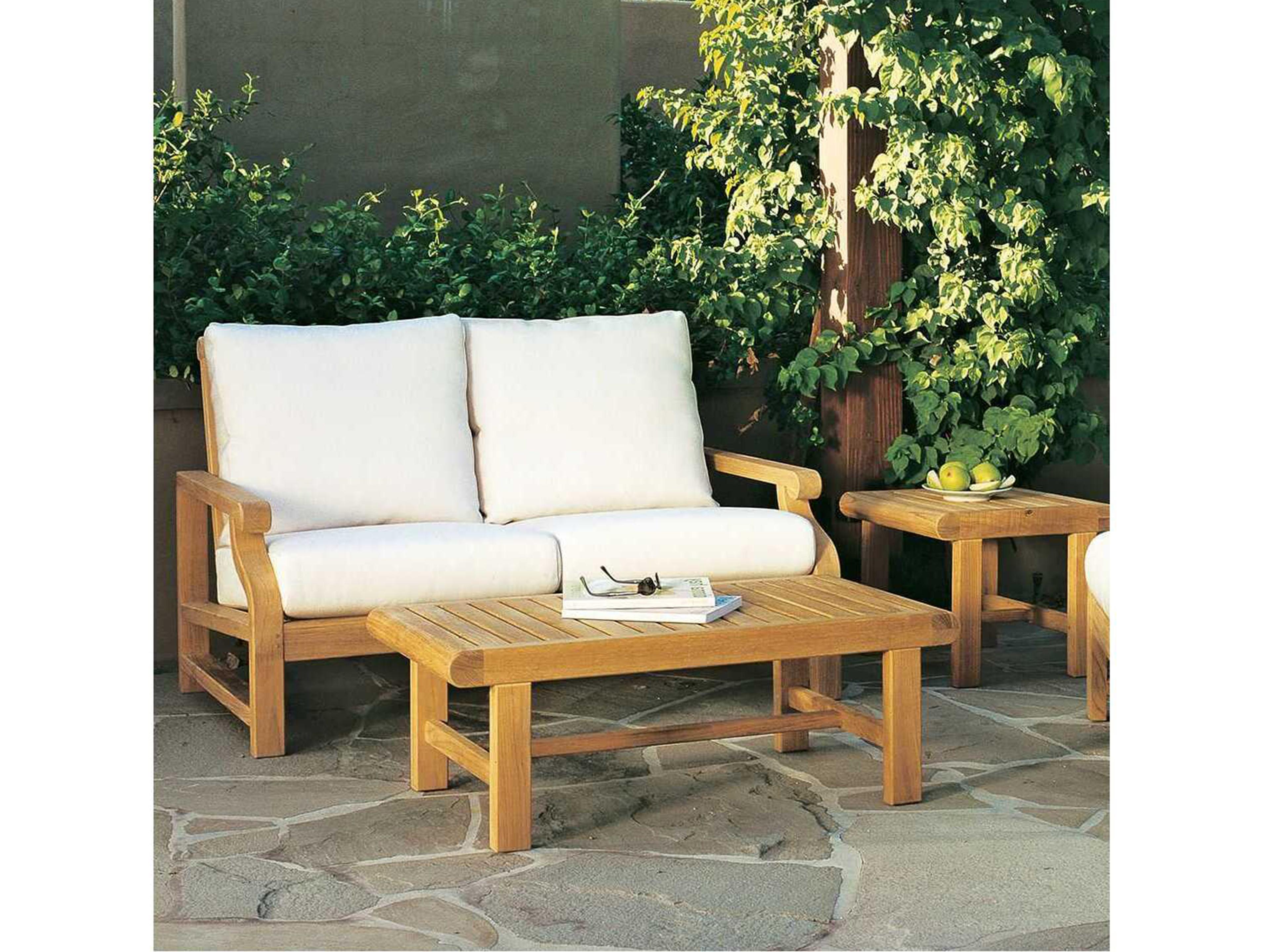 Kingsley Bate Special Order Nantucket Teak Cushion Loveseat