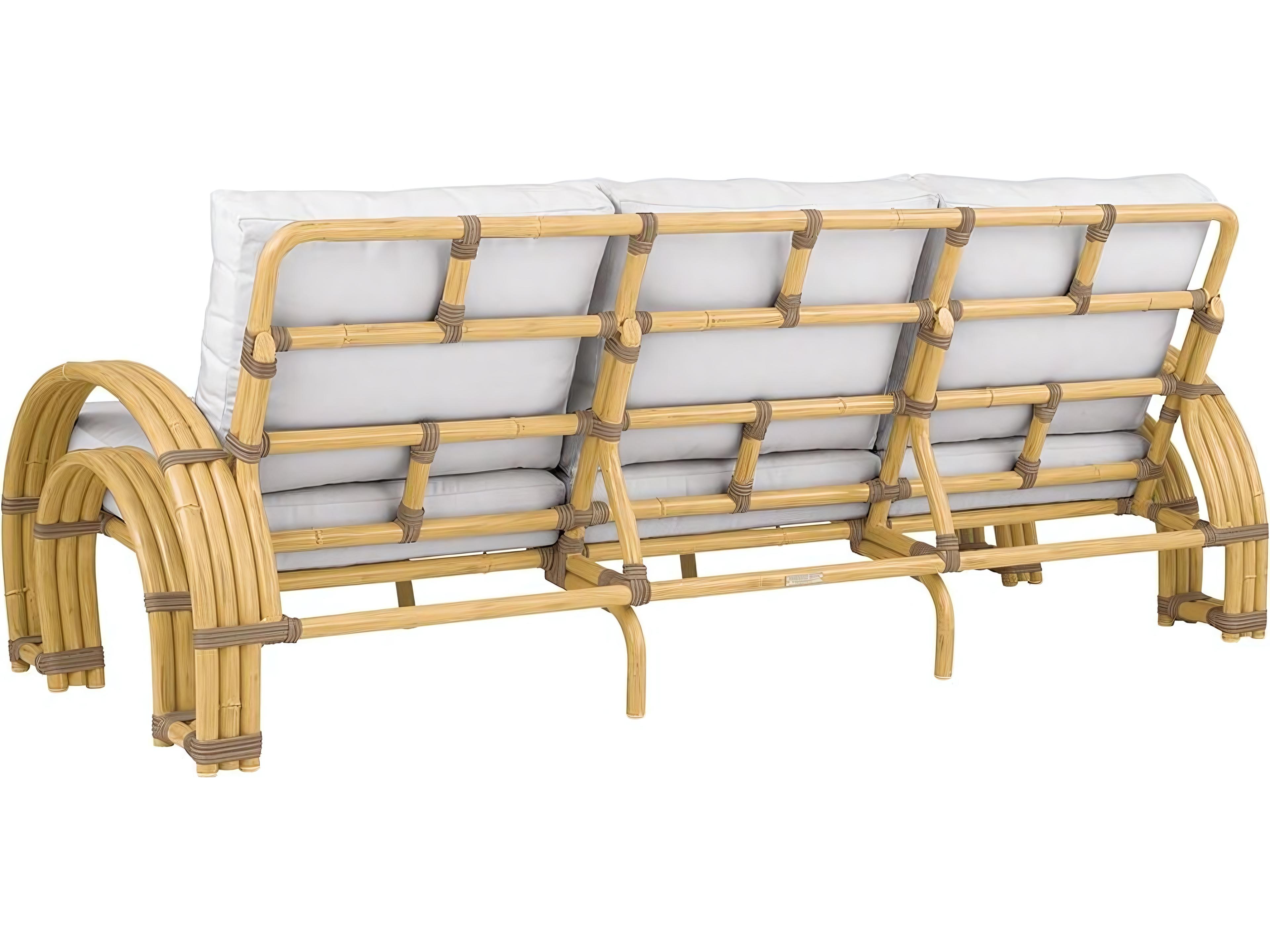 Kingsley Bate Special Order Palm Springs Aluminum Cushion Sofa