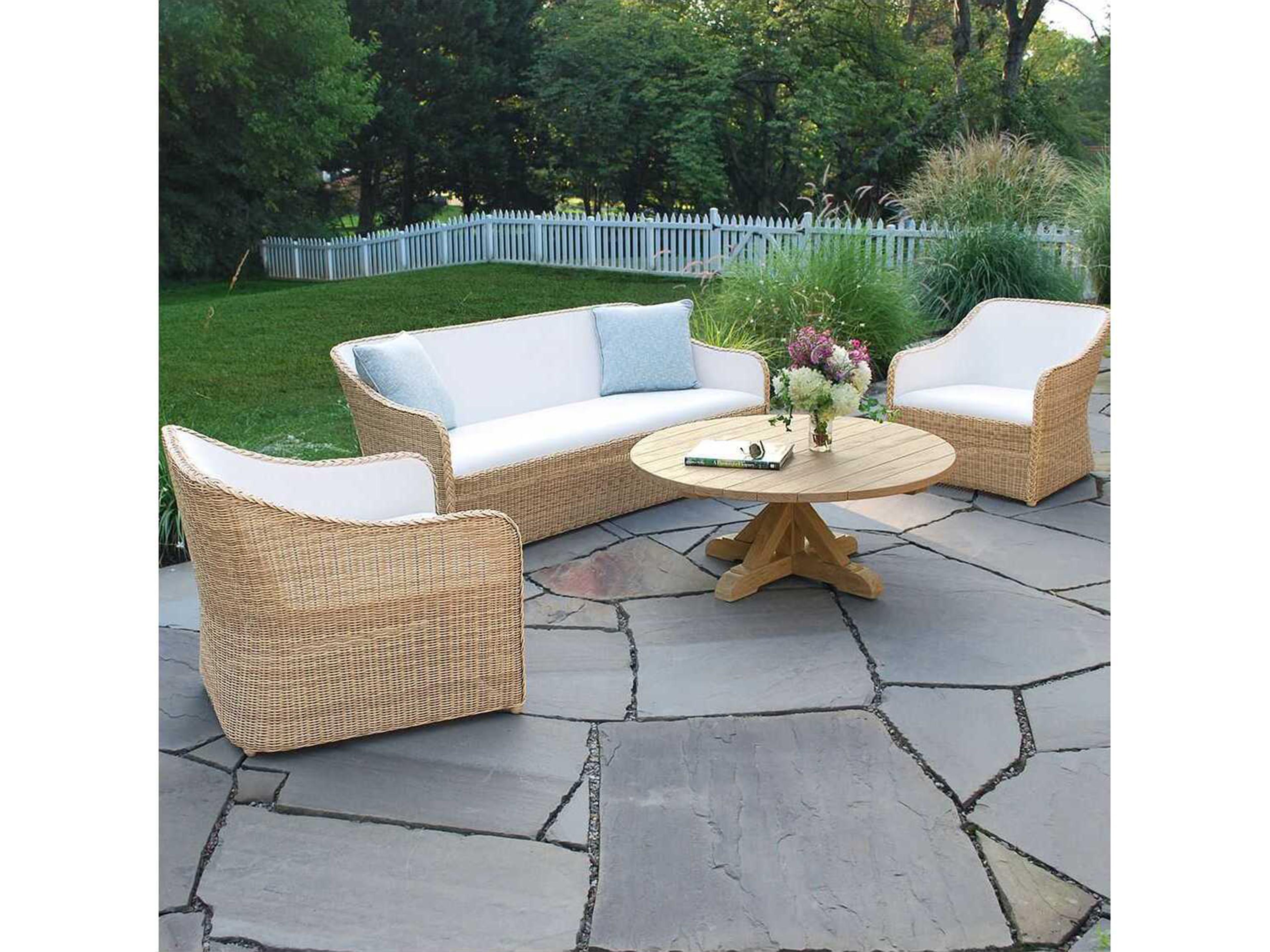 Kingsley Bate Quogue Wicker Sling Lounge Chair