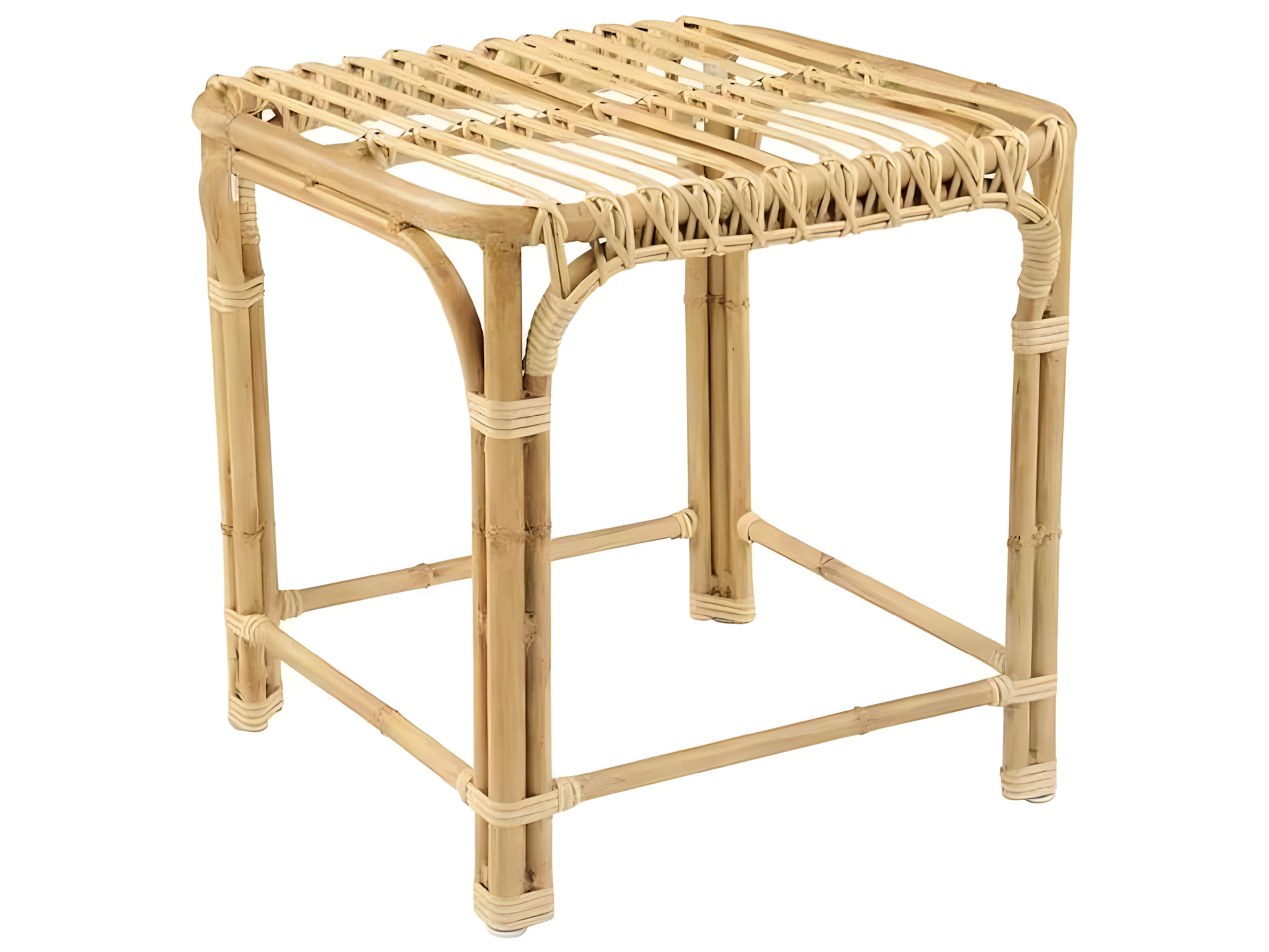 Savannah Aluminum 20" Wide Square Glass Top End Table