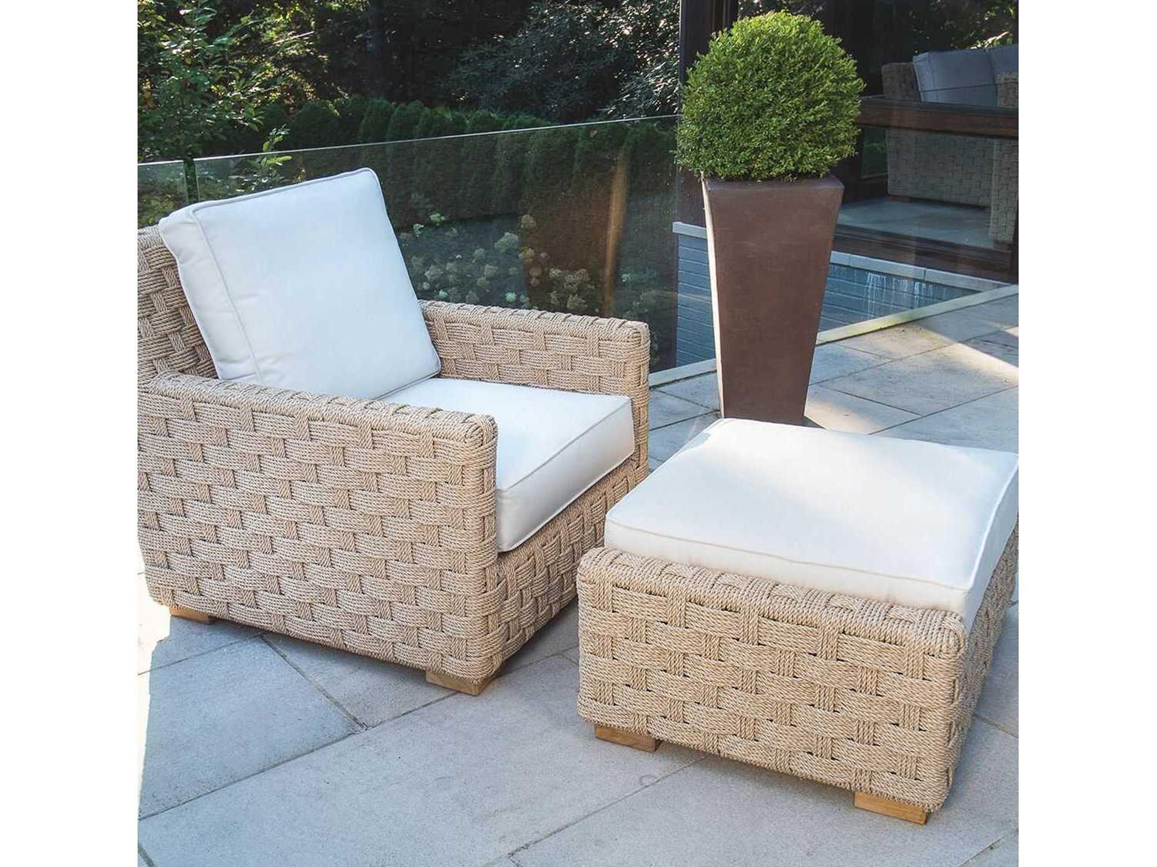 Kingsley Bate Special Order St. Barts Aluminum Cushion Lounge Chair