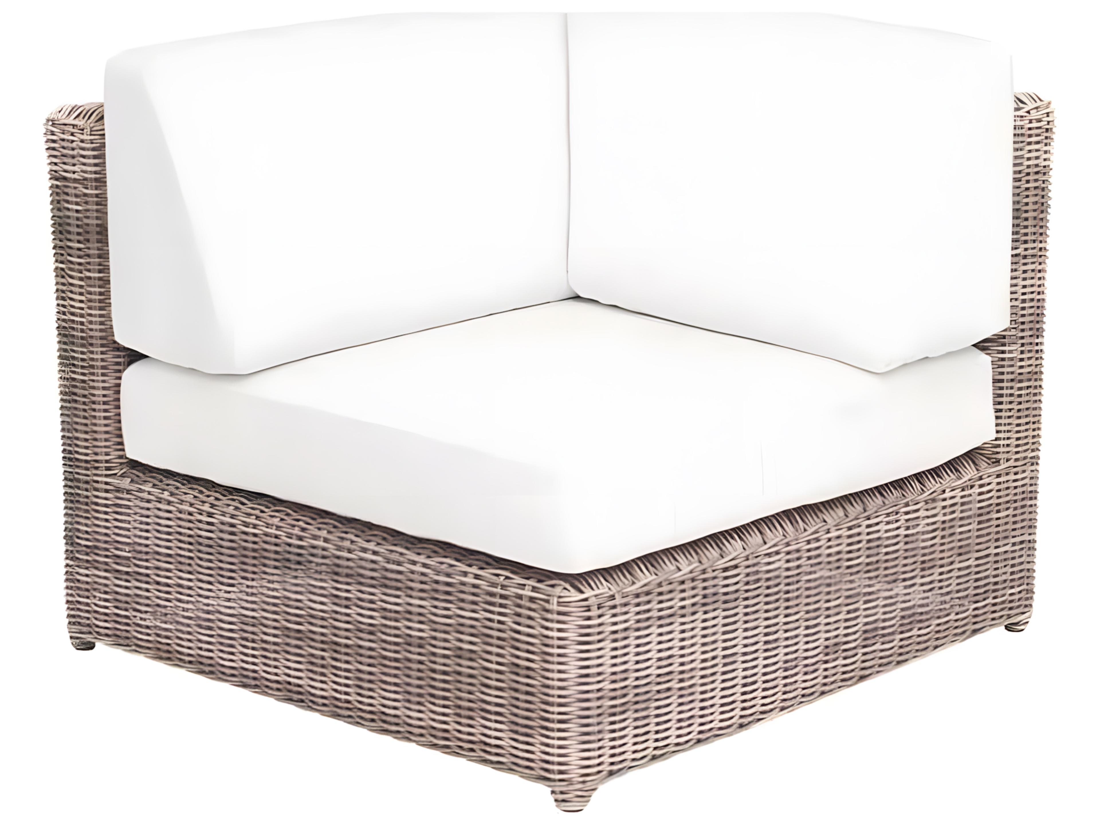 Special Order Sag Harbor Wicker Cushion Corner Lounge Chair