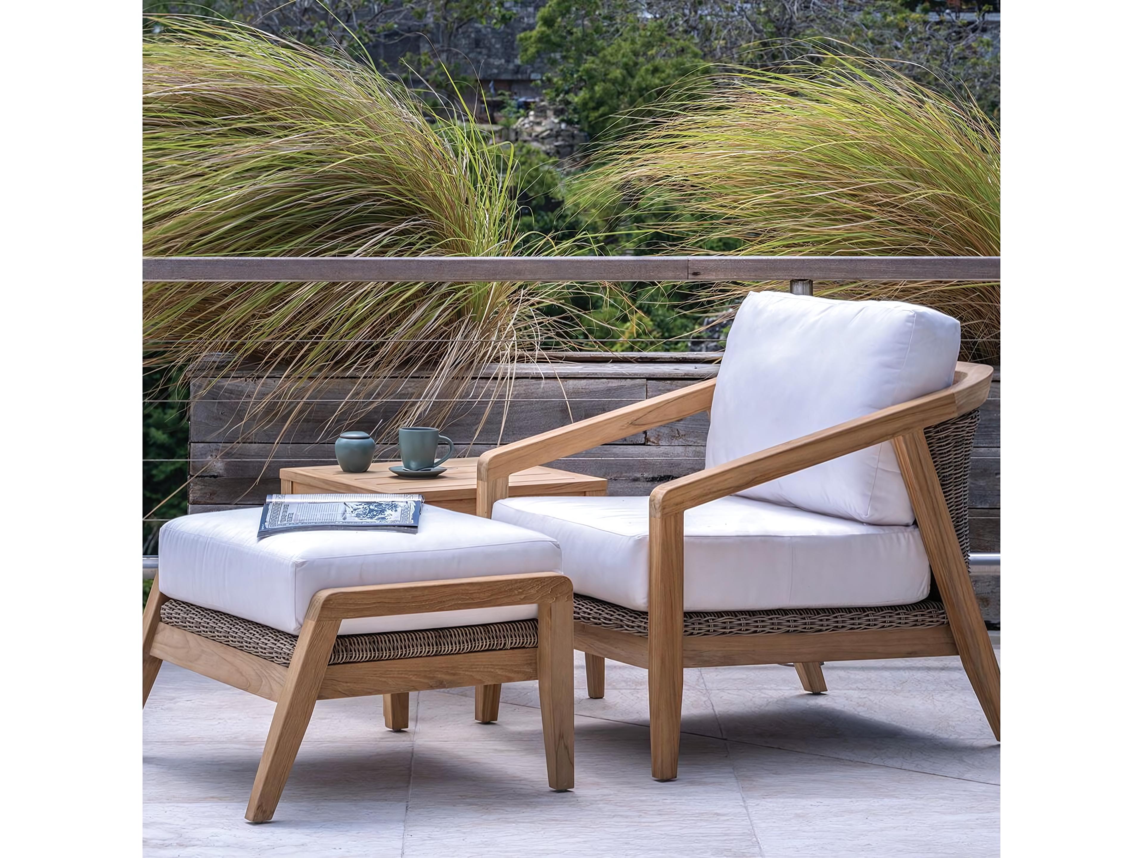 Kingsley Bate Spencer Teak Cushion Lounge Chair