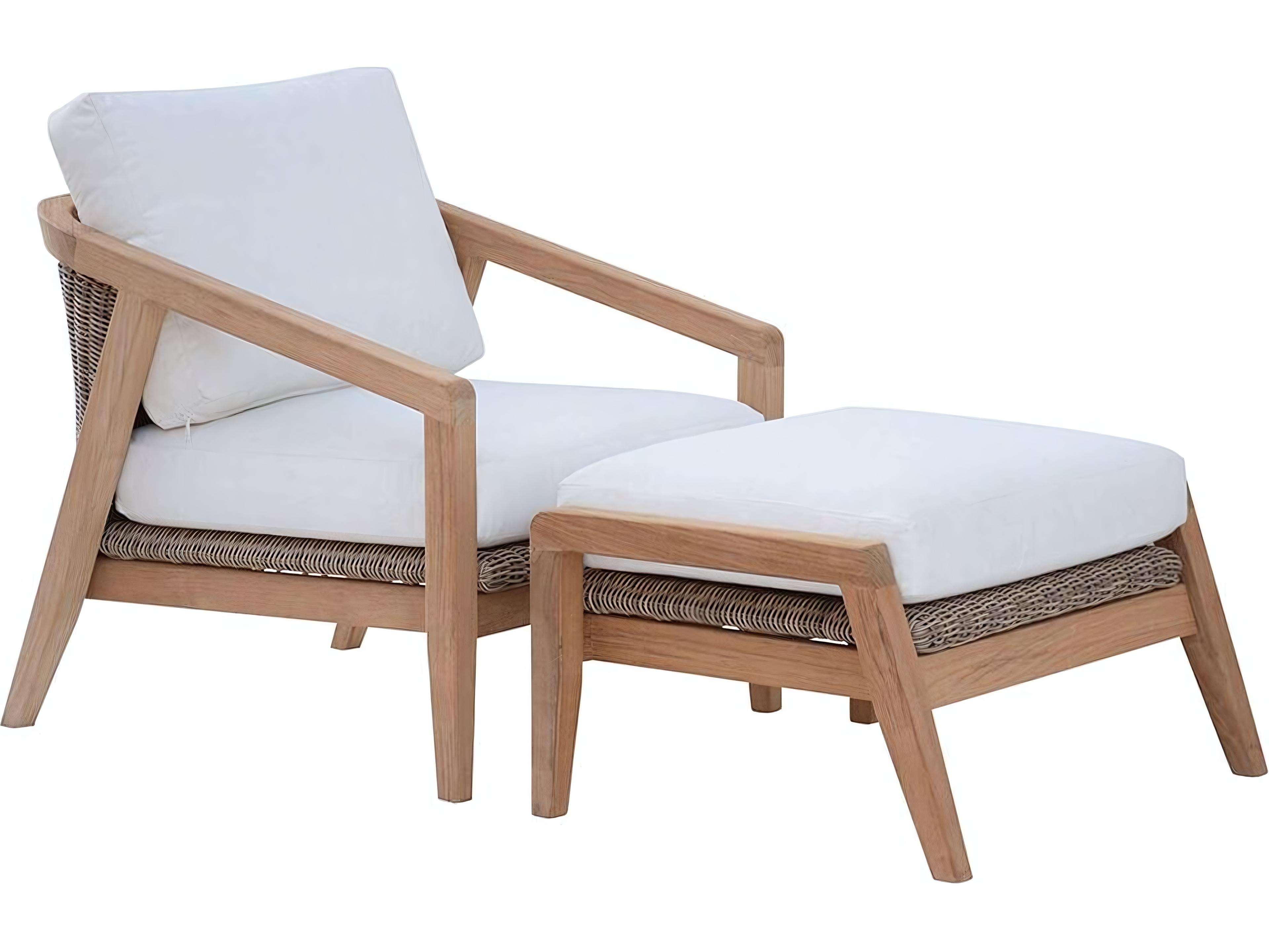 Kingsley Bate Special Order Spencer Teak Cushion Lounge Chair