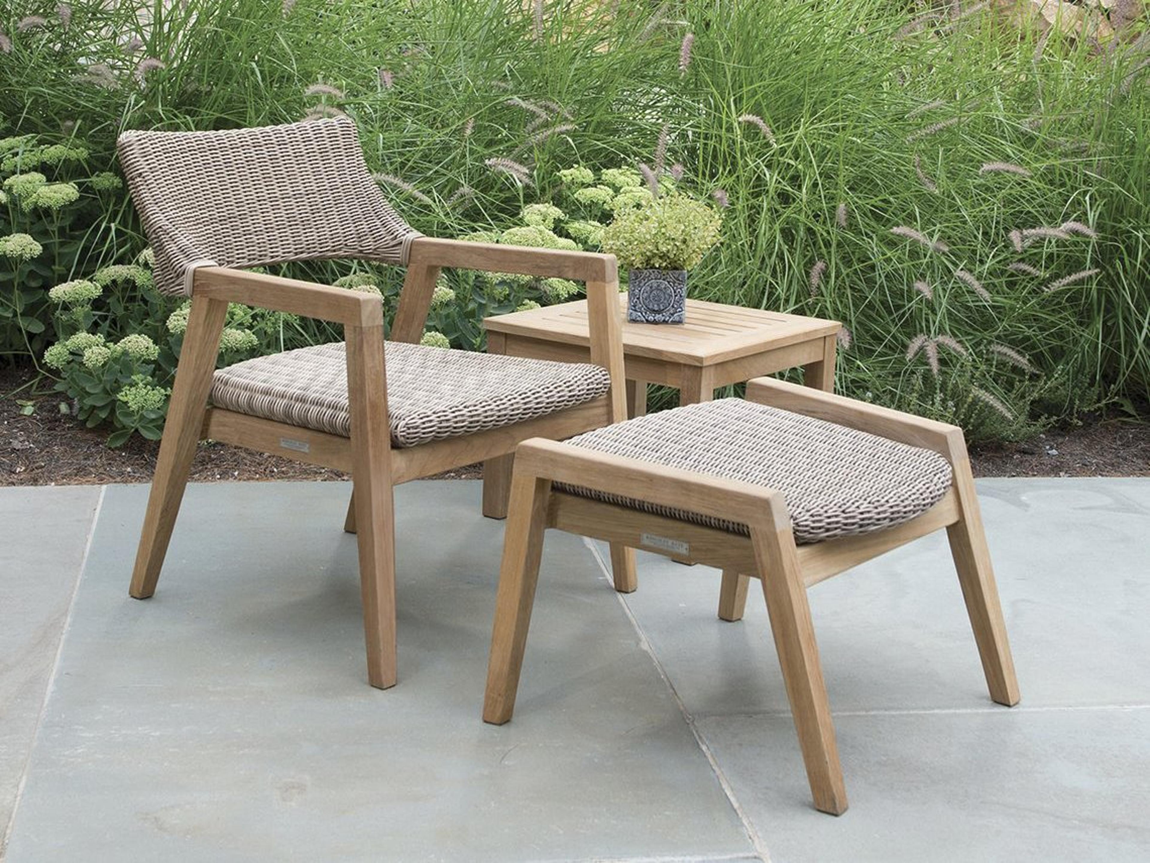 Spencer Teak Wicker Lounge Set