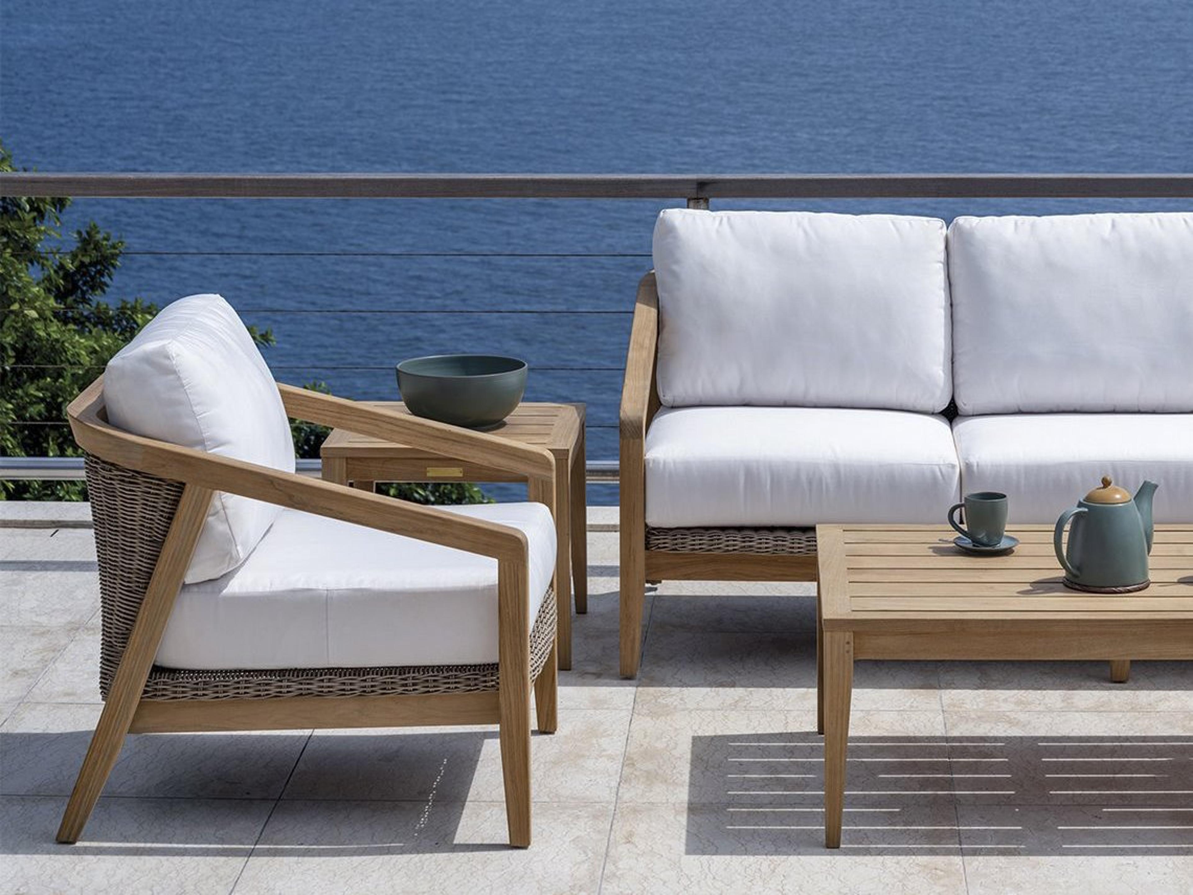 Kingsley Bate Spencer Teak Cushion Lounge Set