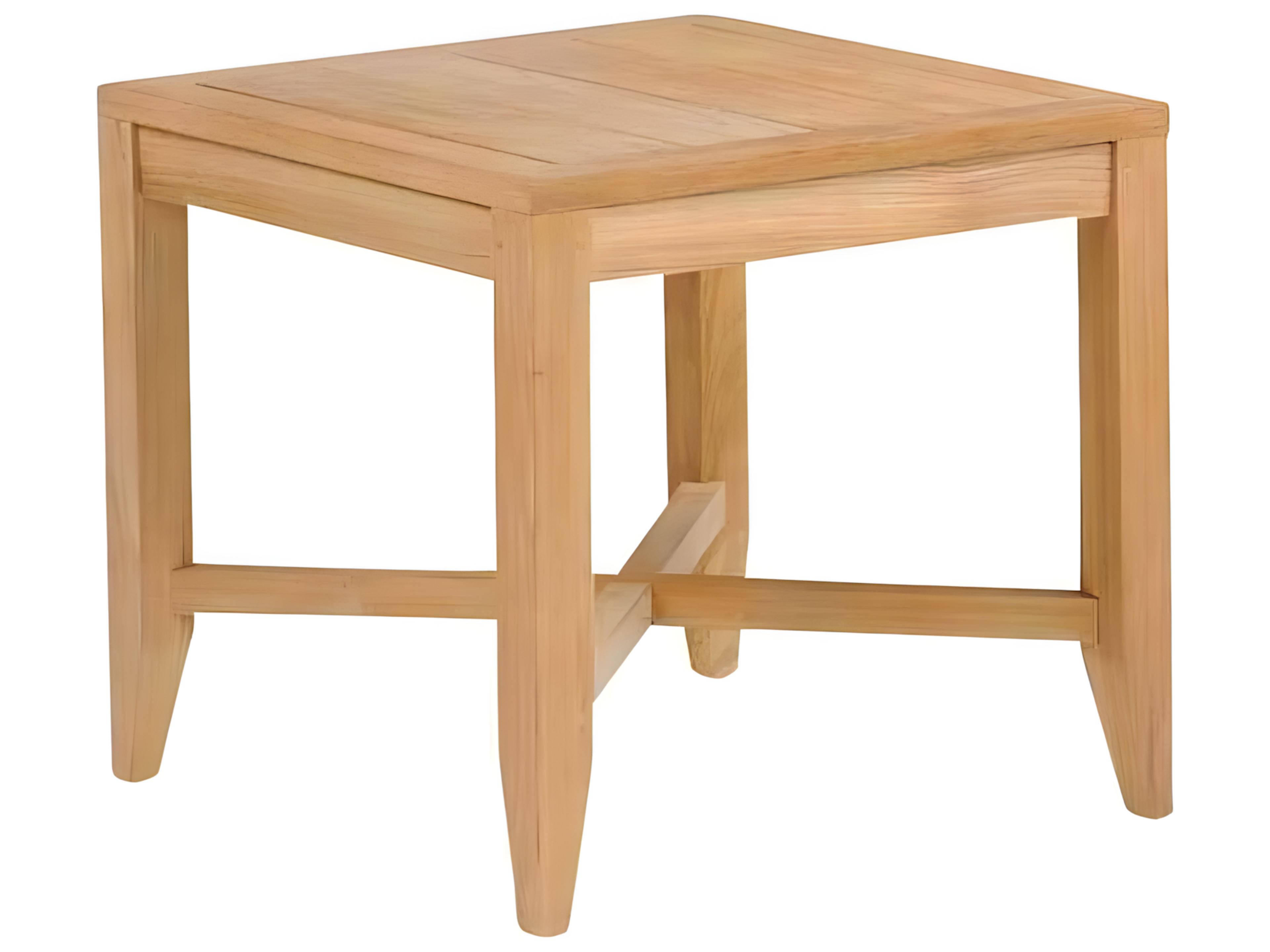 Somerset Teak 20" Wide Square End Table