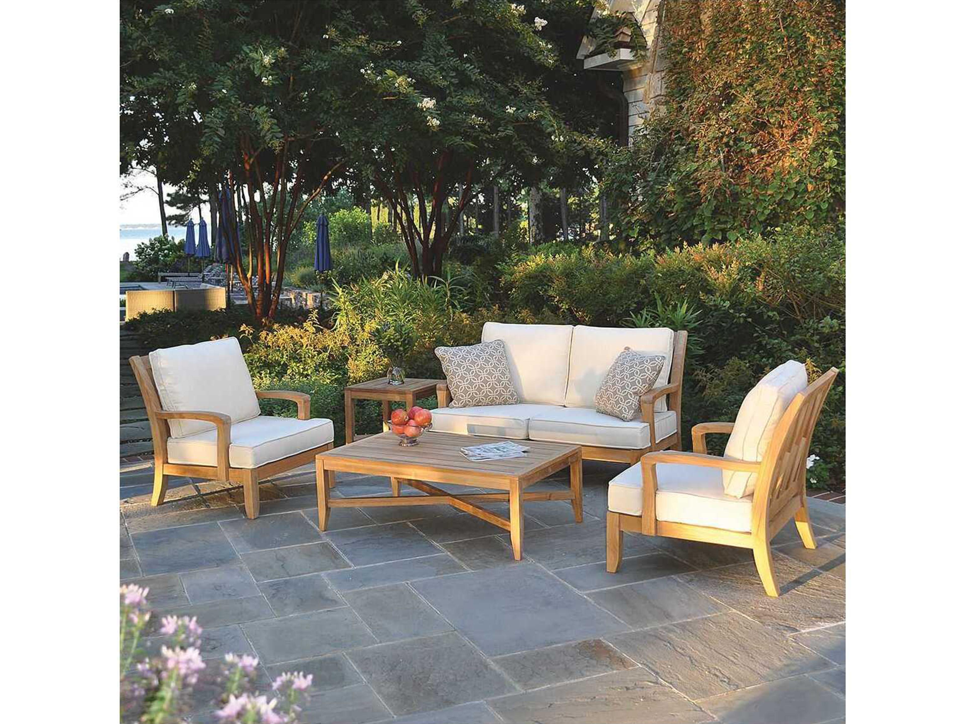 Kingsley Bate Somerset Teak Cushion Lounge Chair