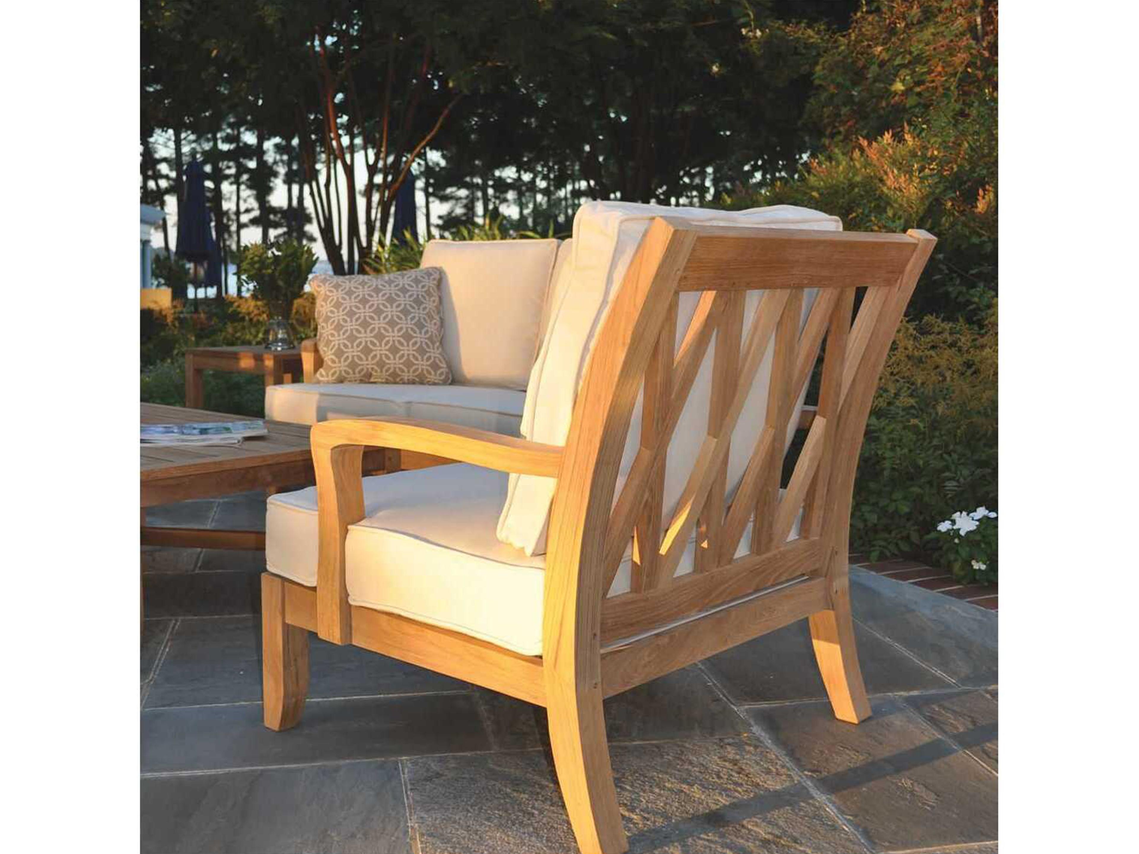 Kingsley Bate Special Order Somerset Teak Cushion Lounge Chair