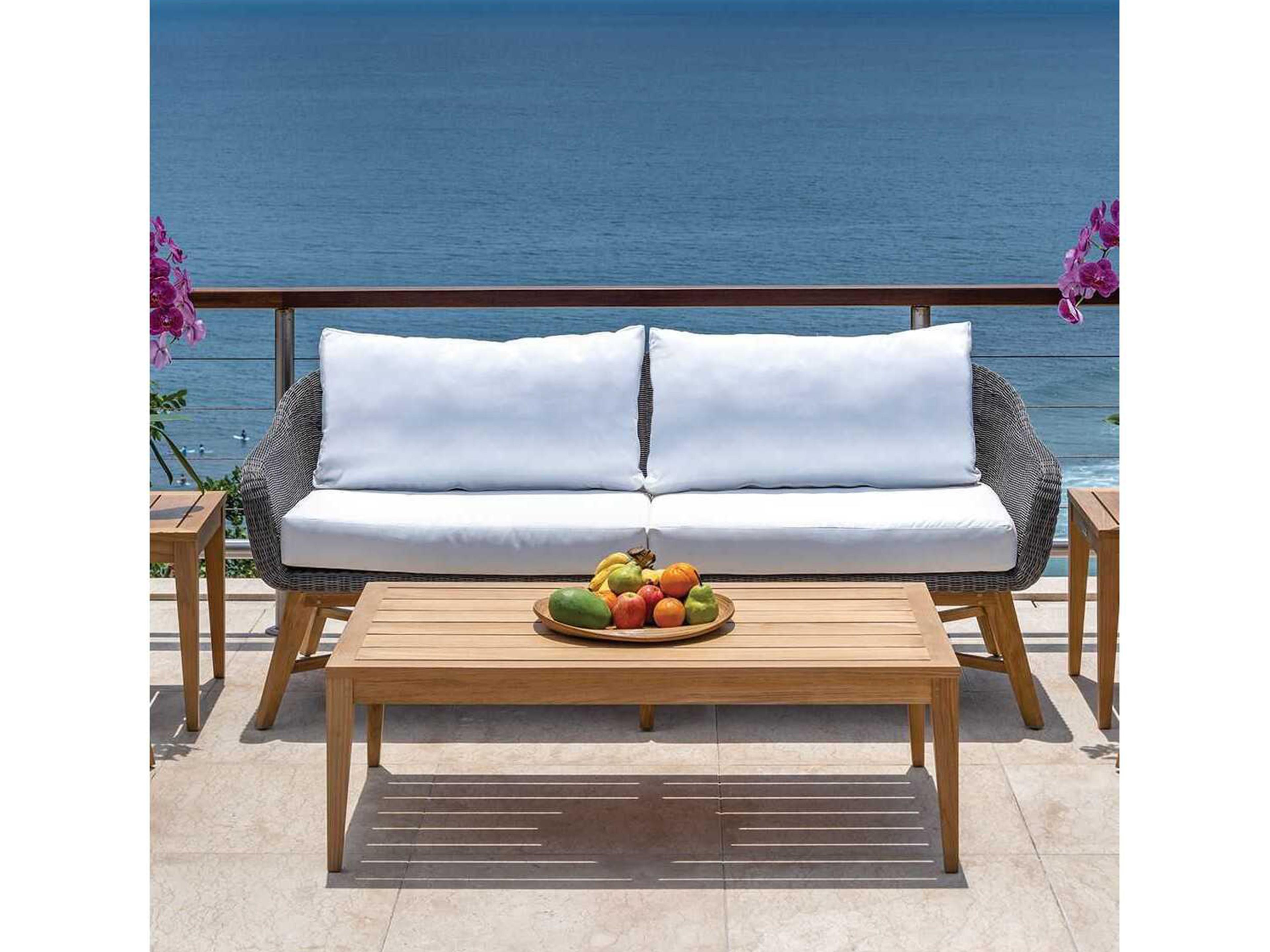 Kingsley Bate Tribeca Teak Rectangular Coffee Table