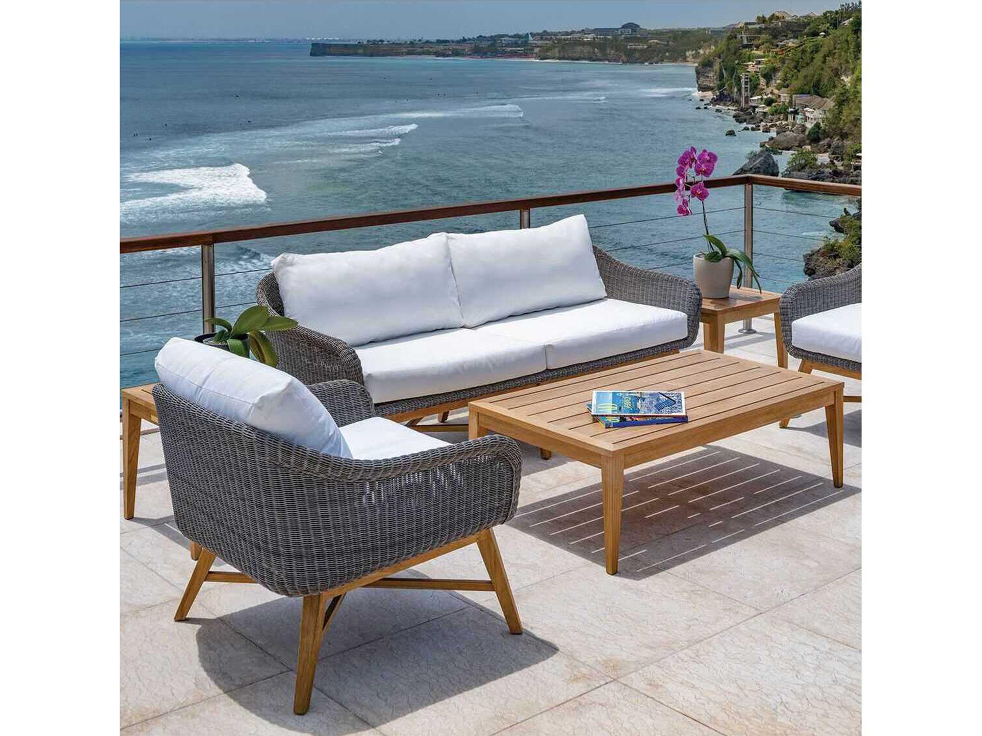 Kingsley Bate Tribeca Teak Rectangular Coffee Table