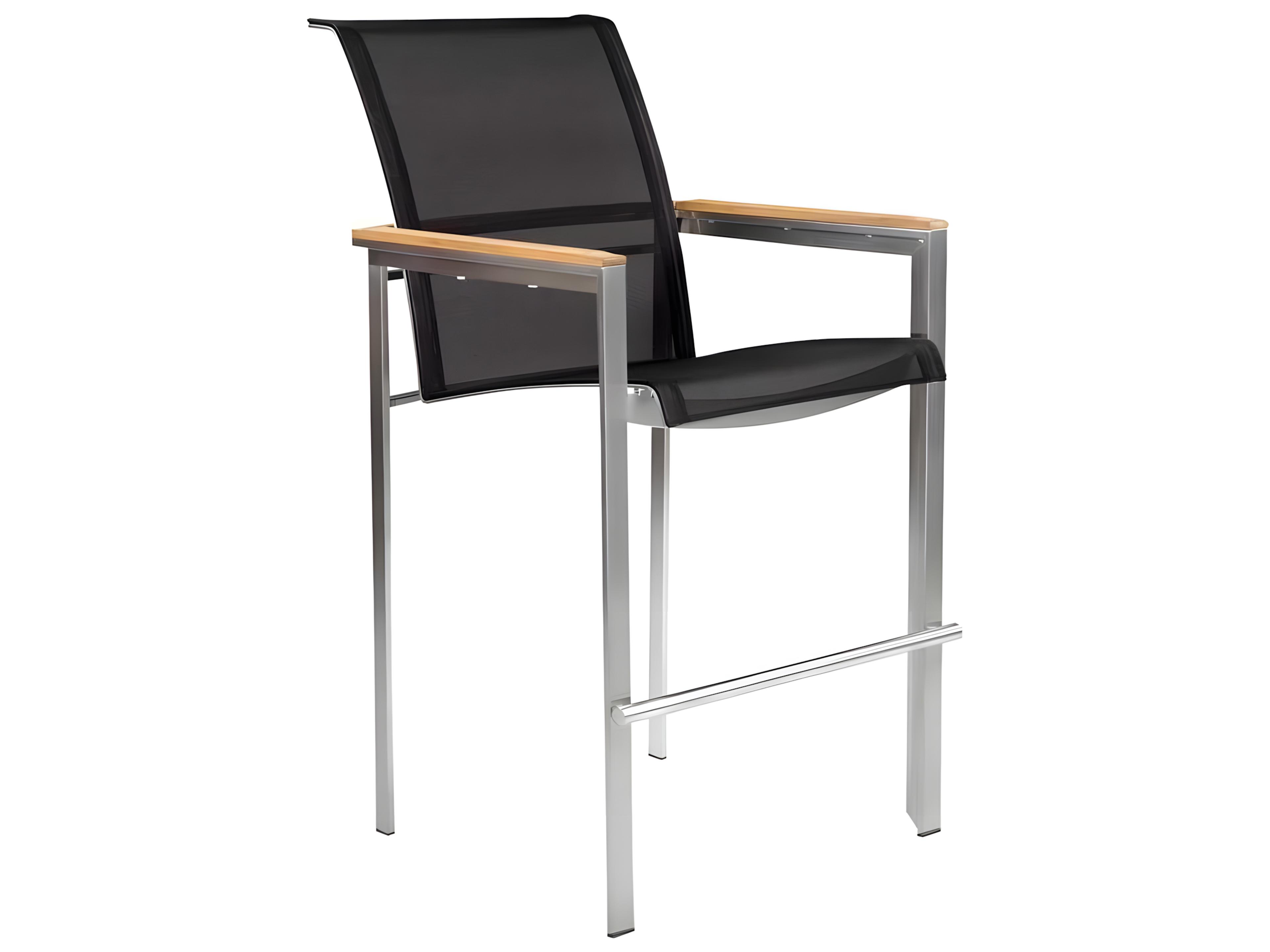 Kingsley Bate Tivoli Stainless Steel Sling Bar Stool